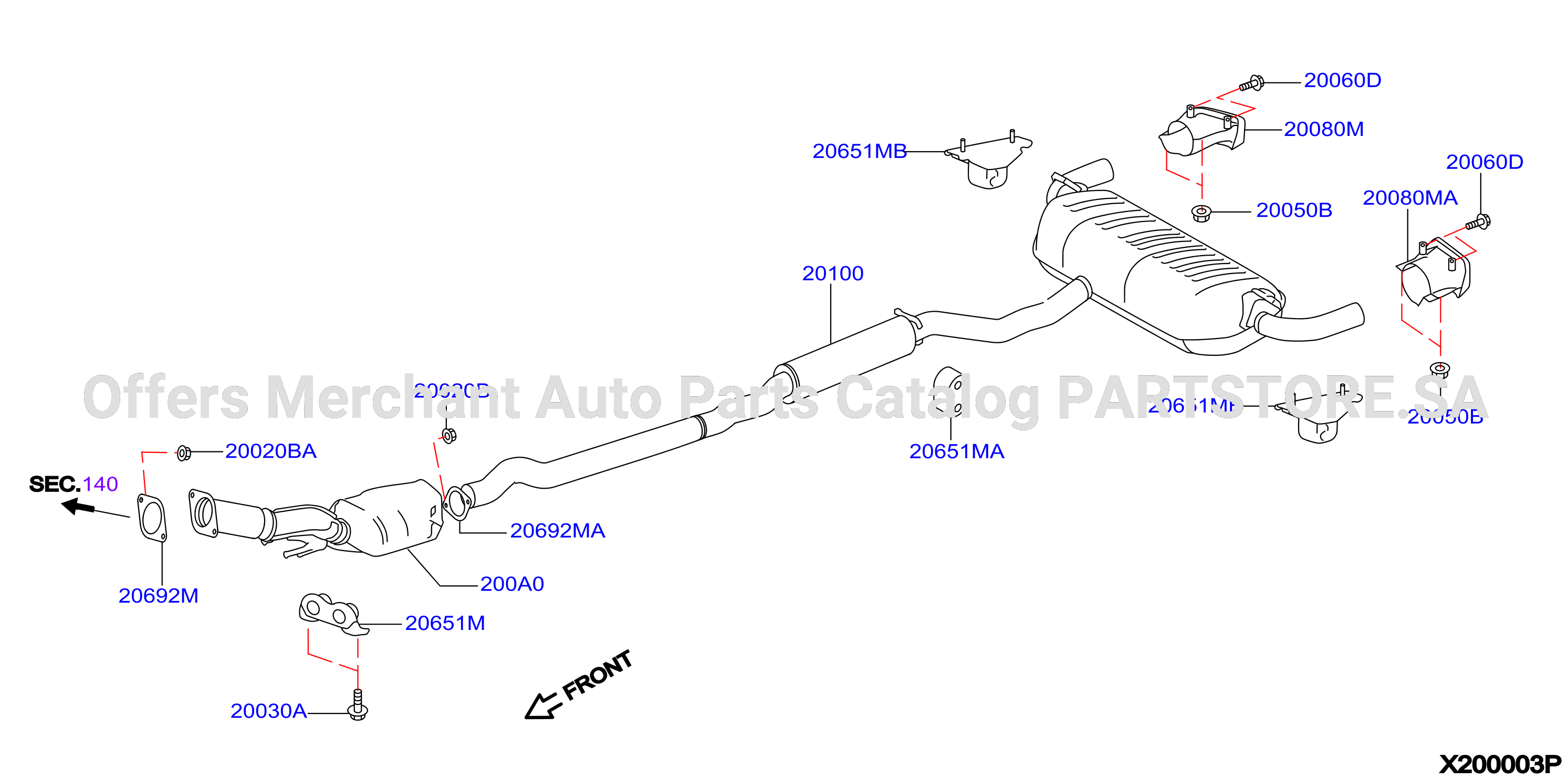 Exhaust Tube Muffler Exhaust Tube Muffler