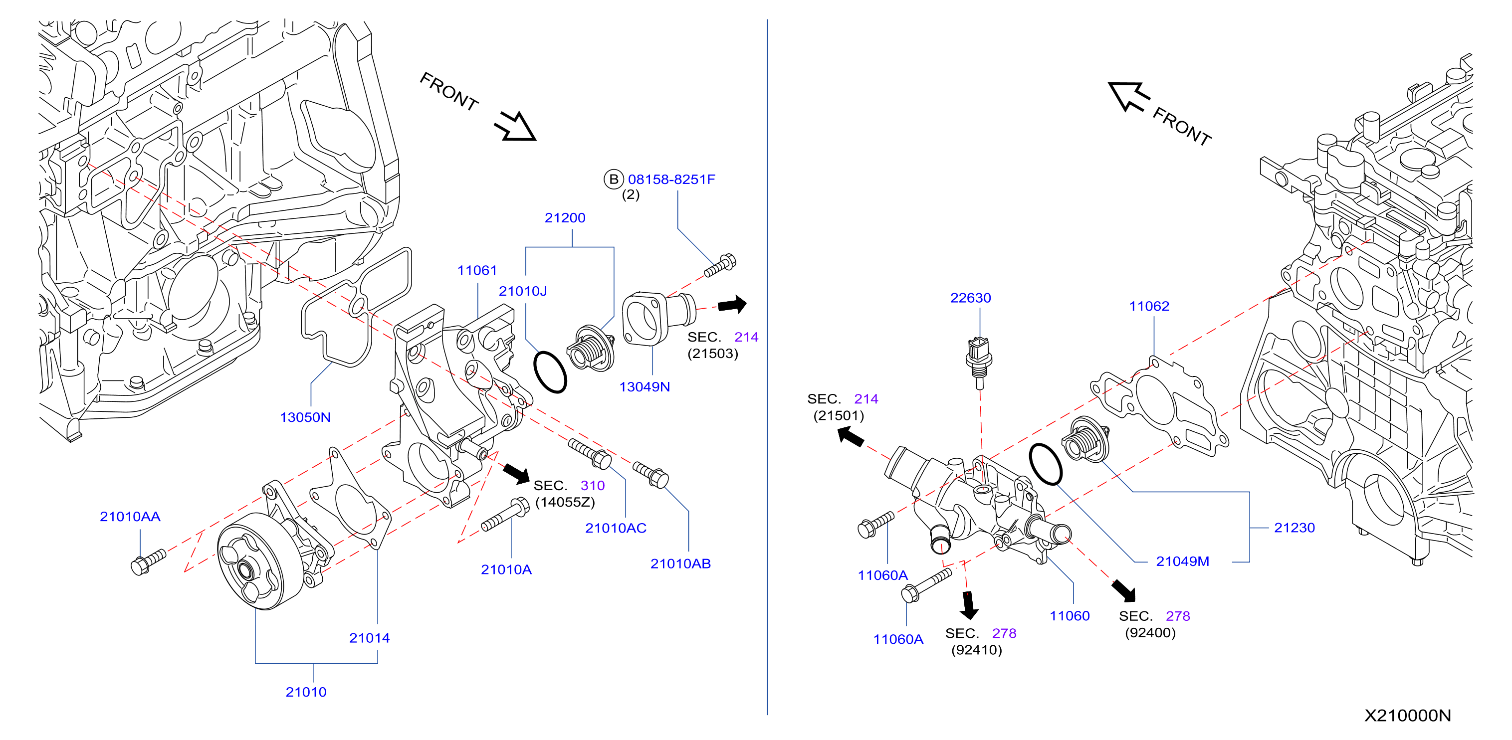 Water Pump Cooling Fan Thermostat