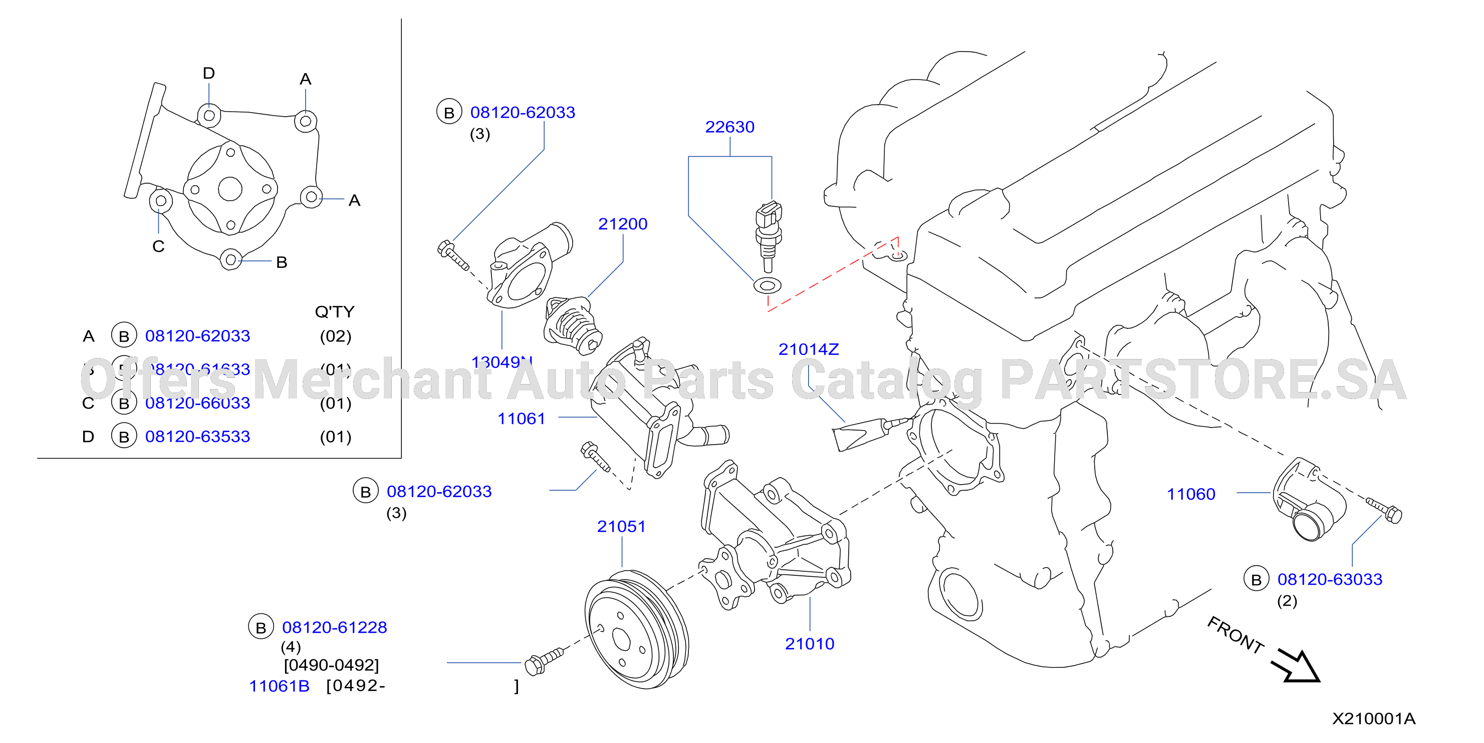Water Pump Cooling Fan Thermostat