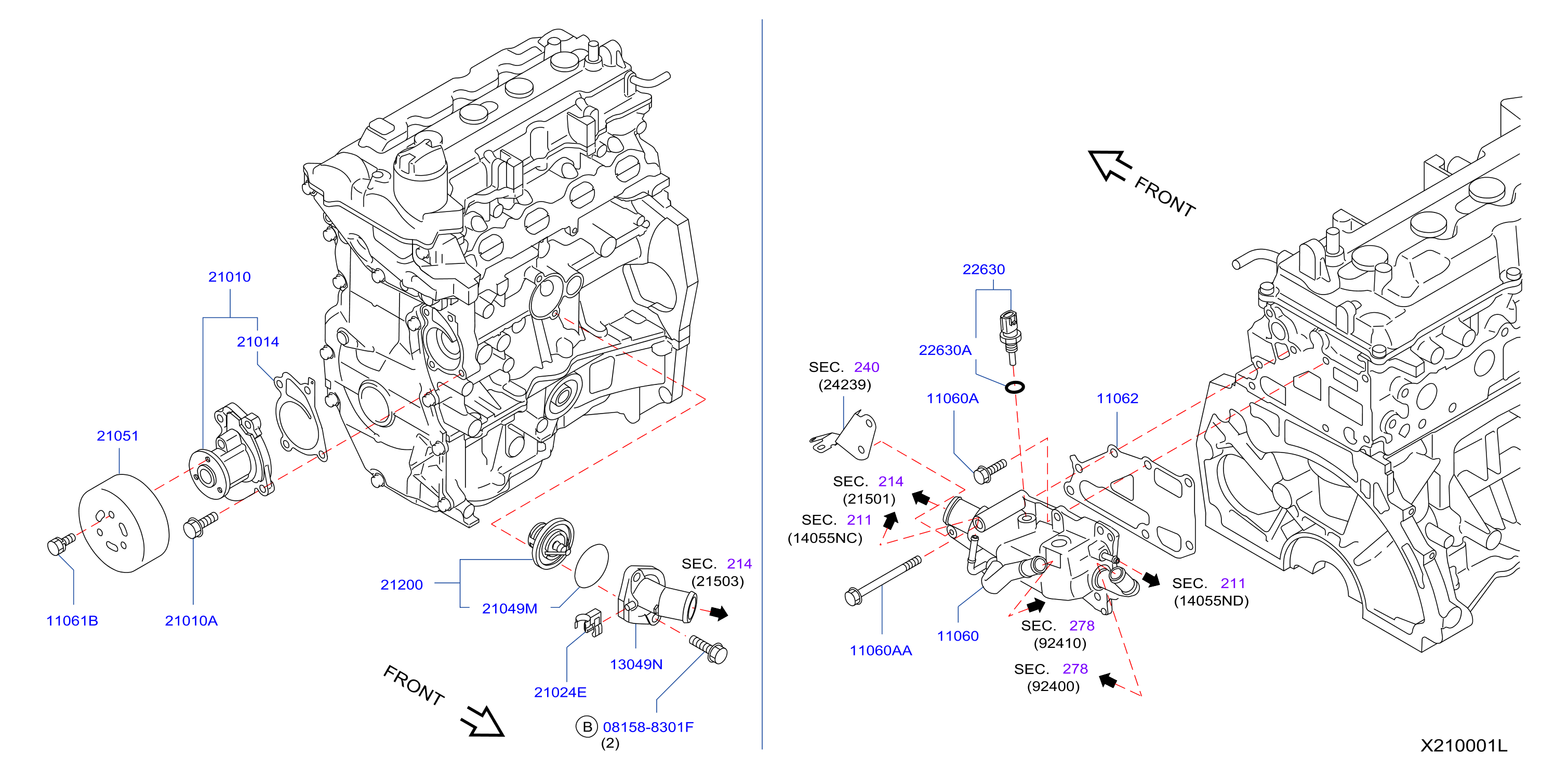 Water Pump Cooling Fan Thermostat