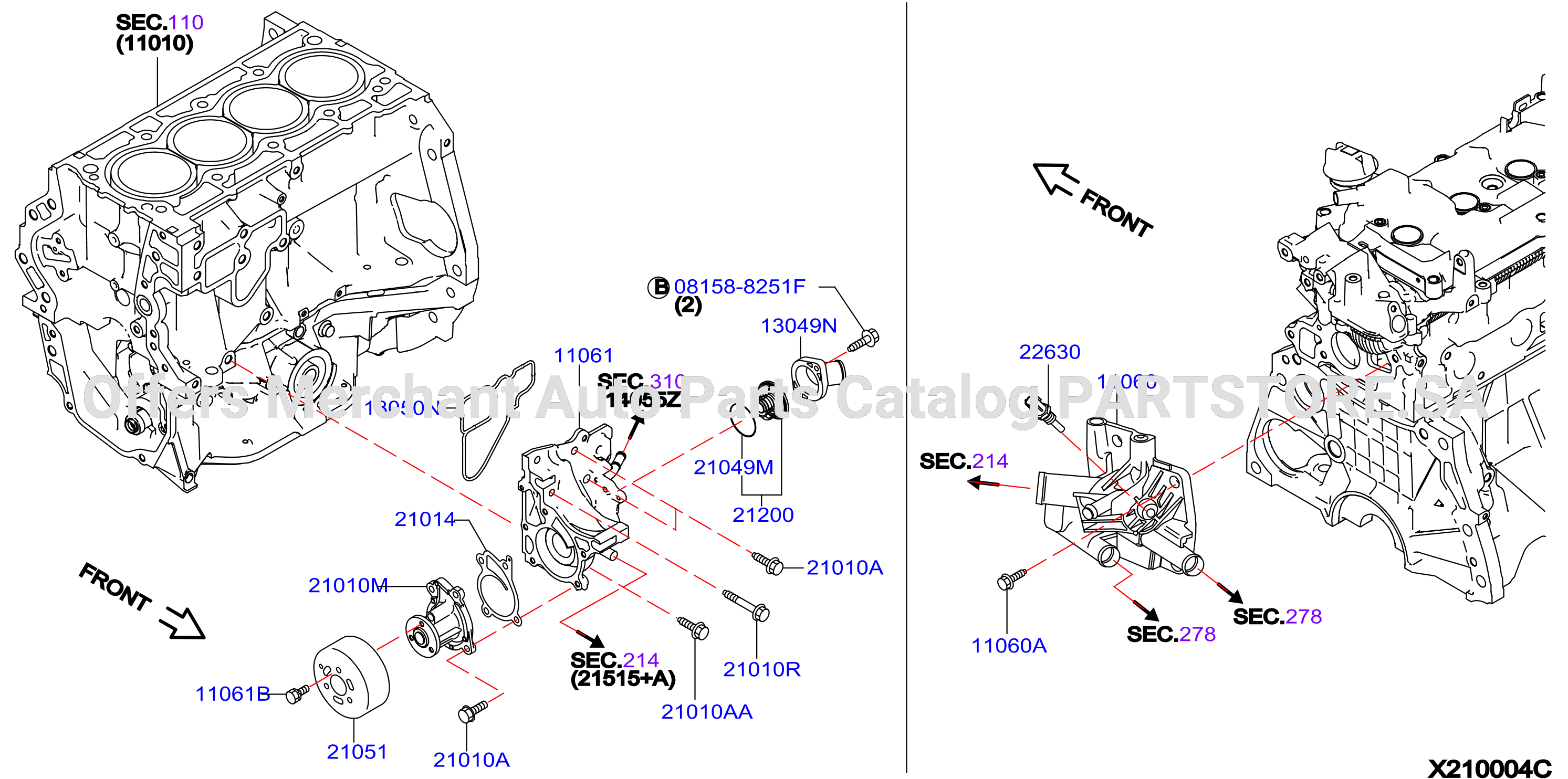 Water Pump Cooling Fan Thermostat