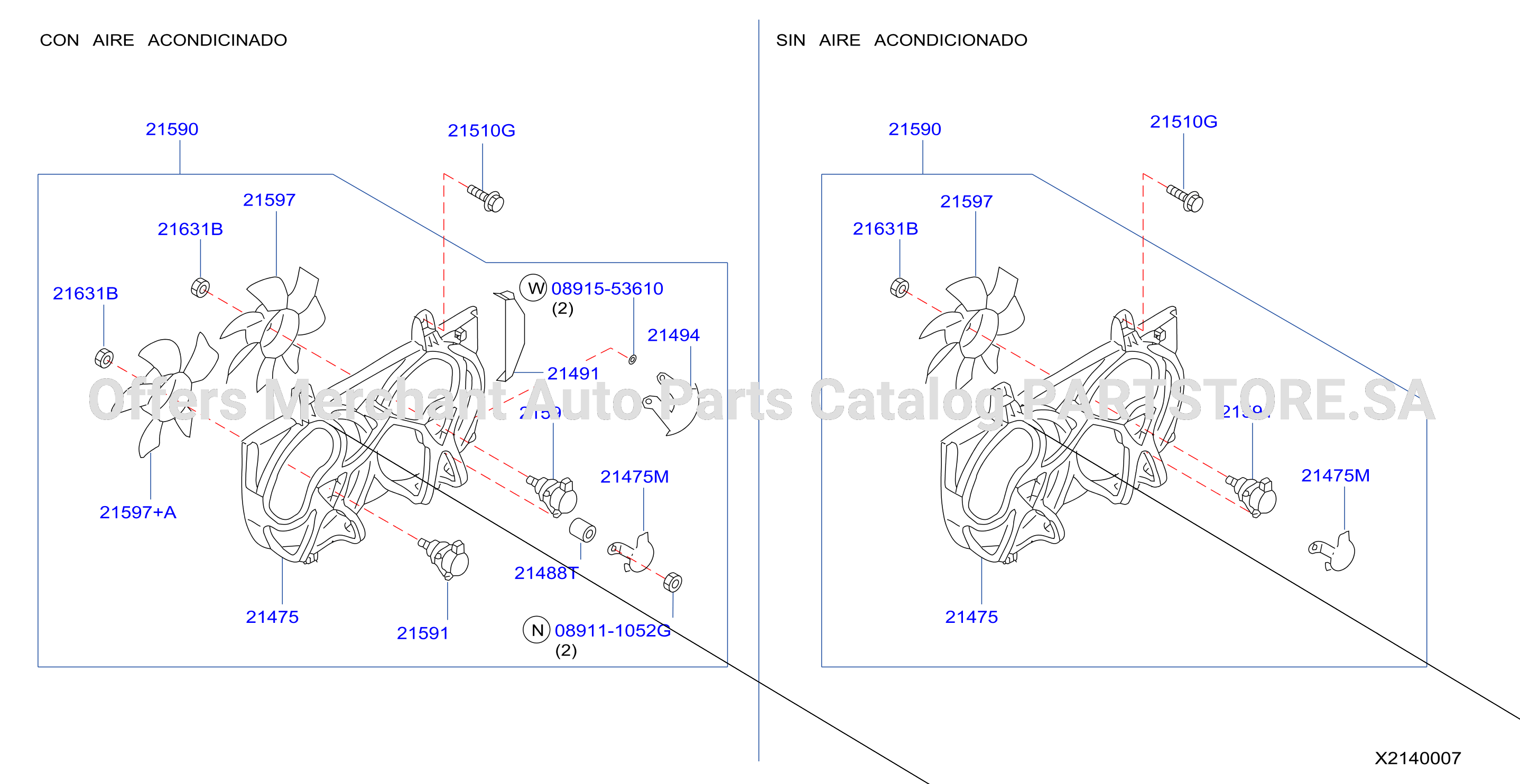 Radiator Shroud Inverter Cooling Fitting Parts