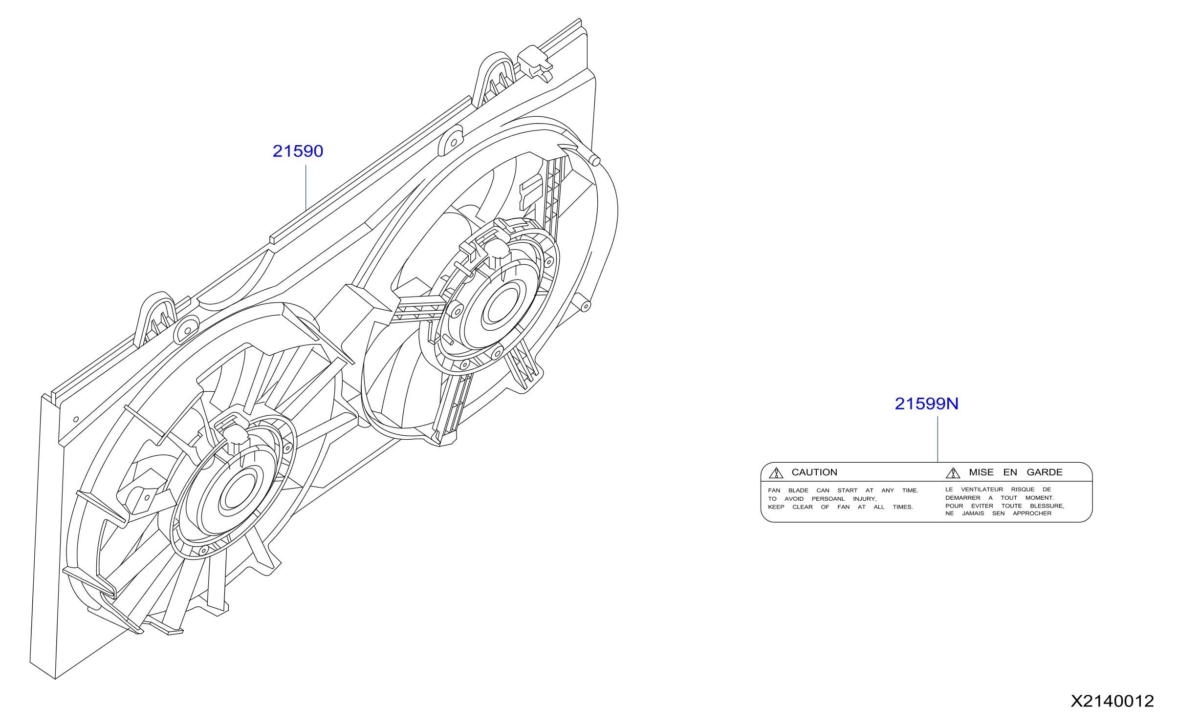 Radiator Shroud Inverter Cooling Fitting Parts