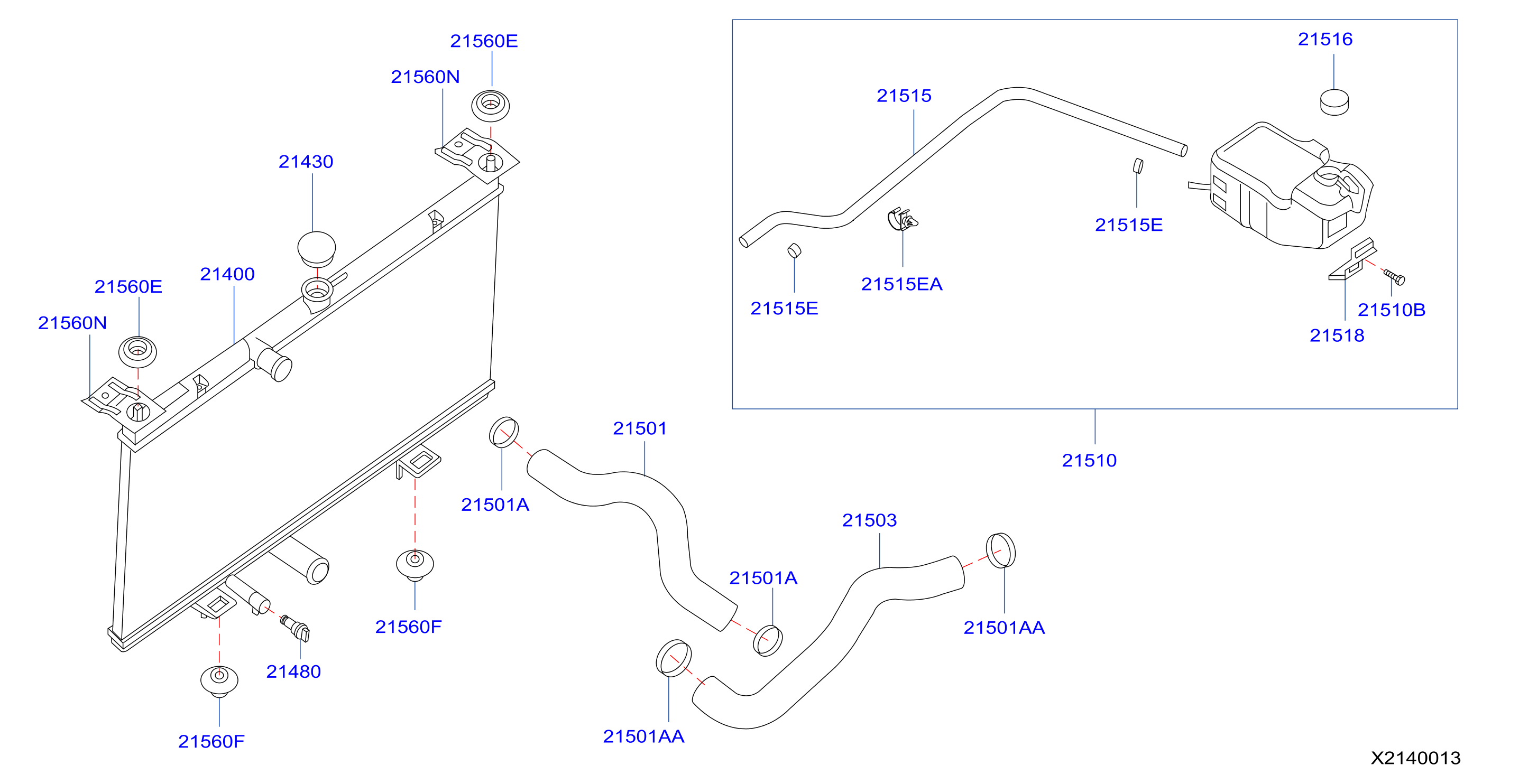 Radiator Shroud Inverter Cooling Radiator Assembly