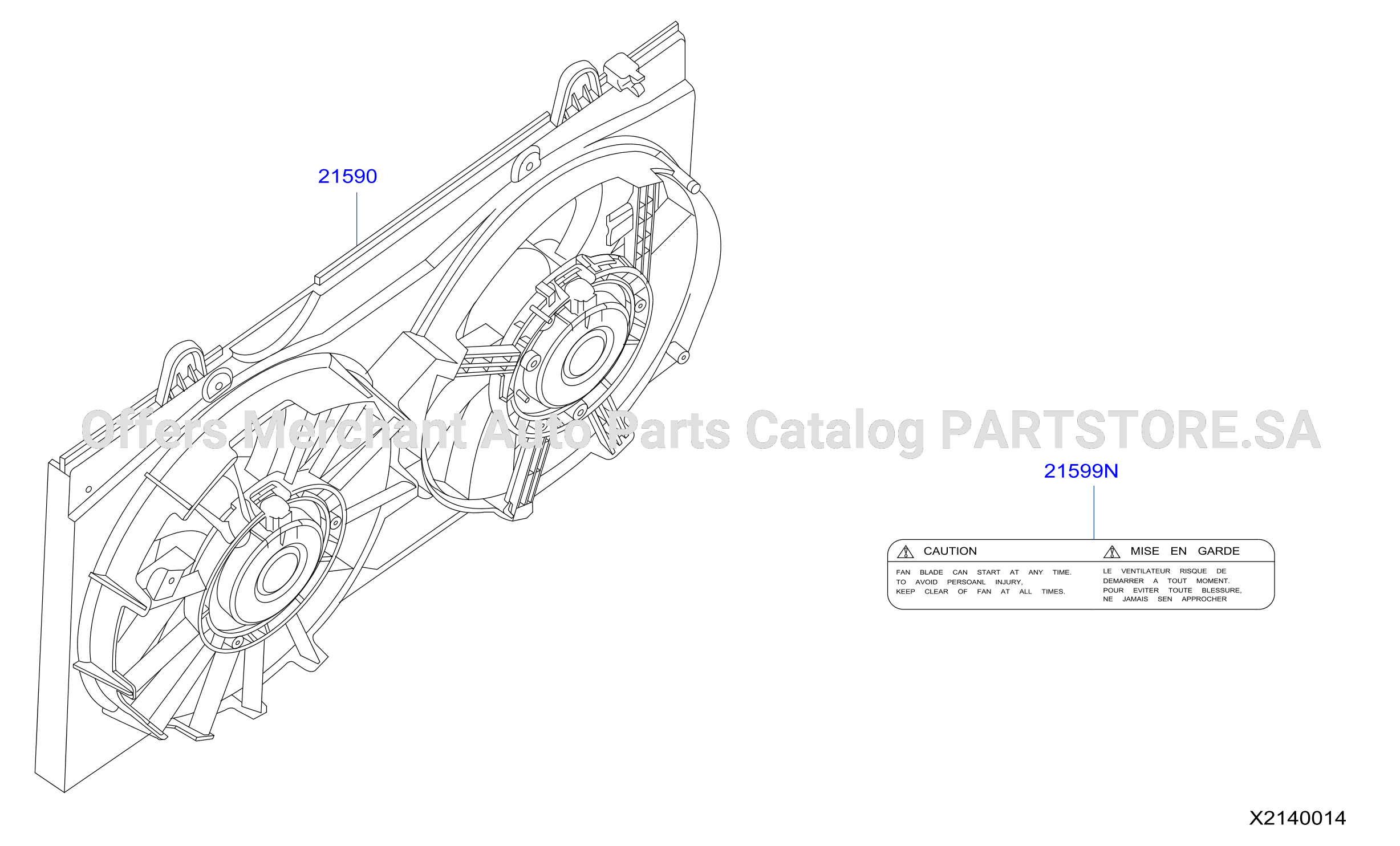 Radiator Shroud Inverter Cooling Fitting Parts