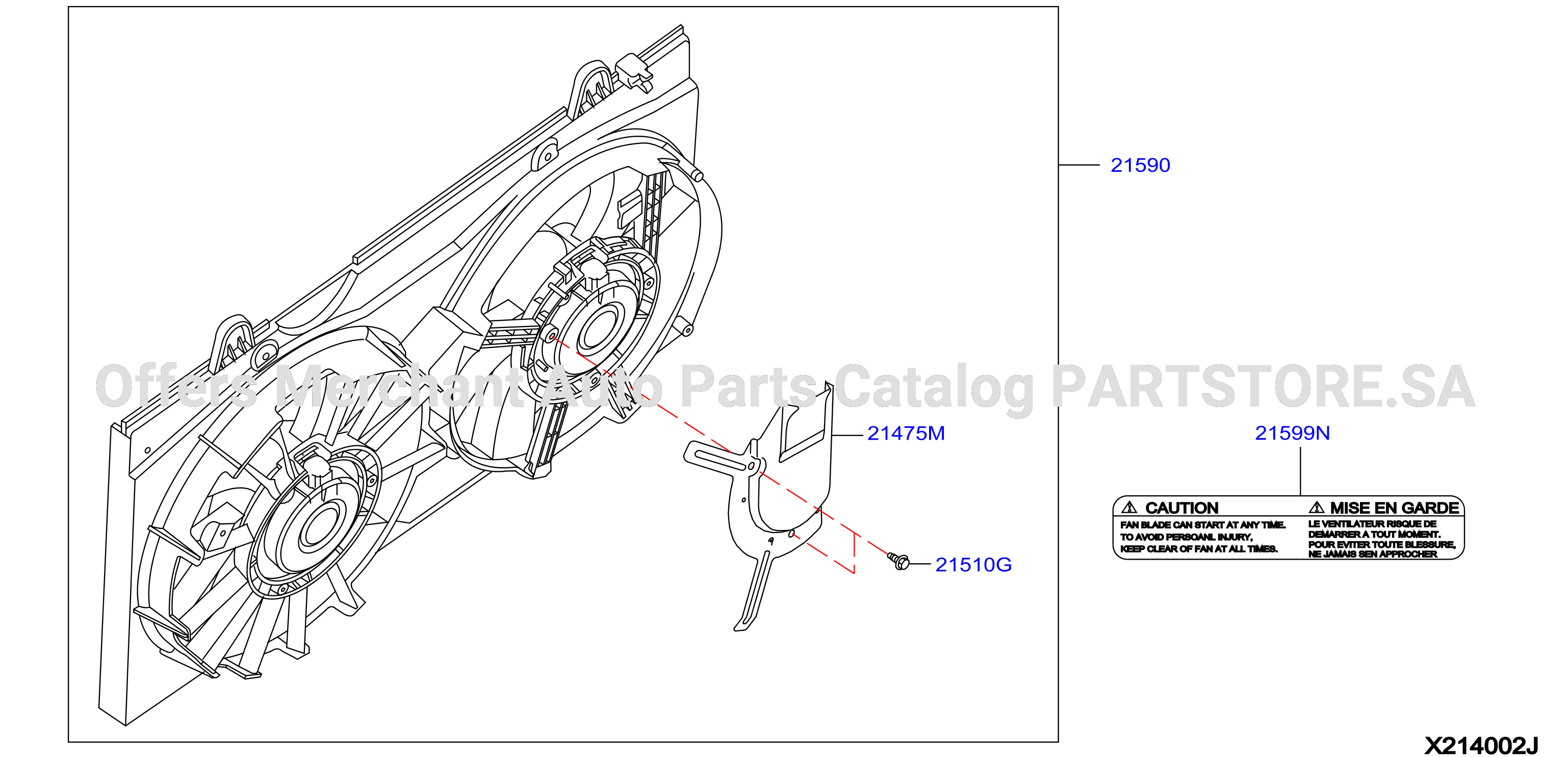 Radiator Shroud Inverter Cooling Fitt Parts