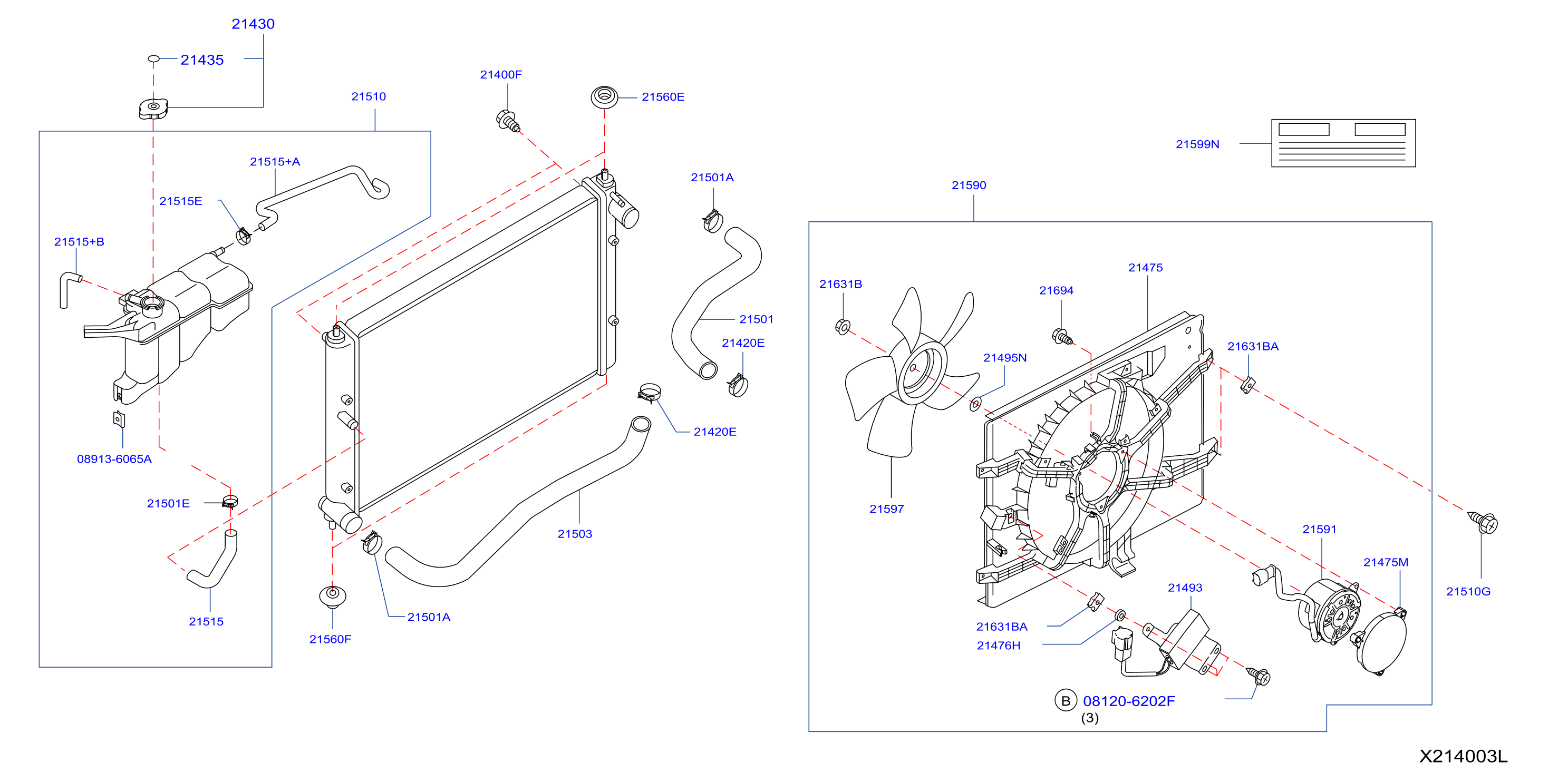 Radiator Shroud Inverter Cooling Fitting Parts