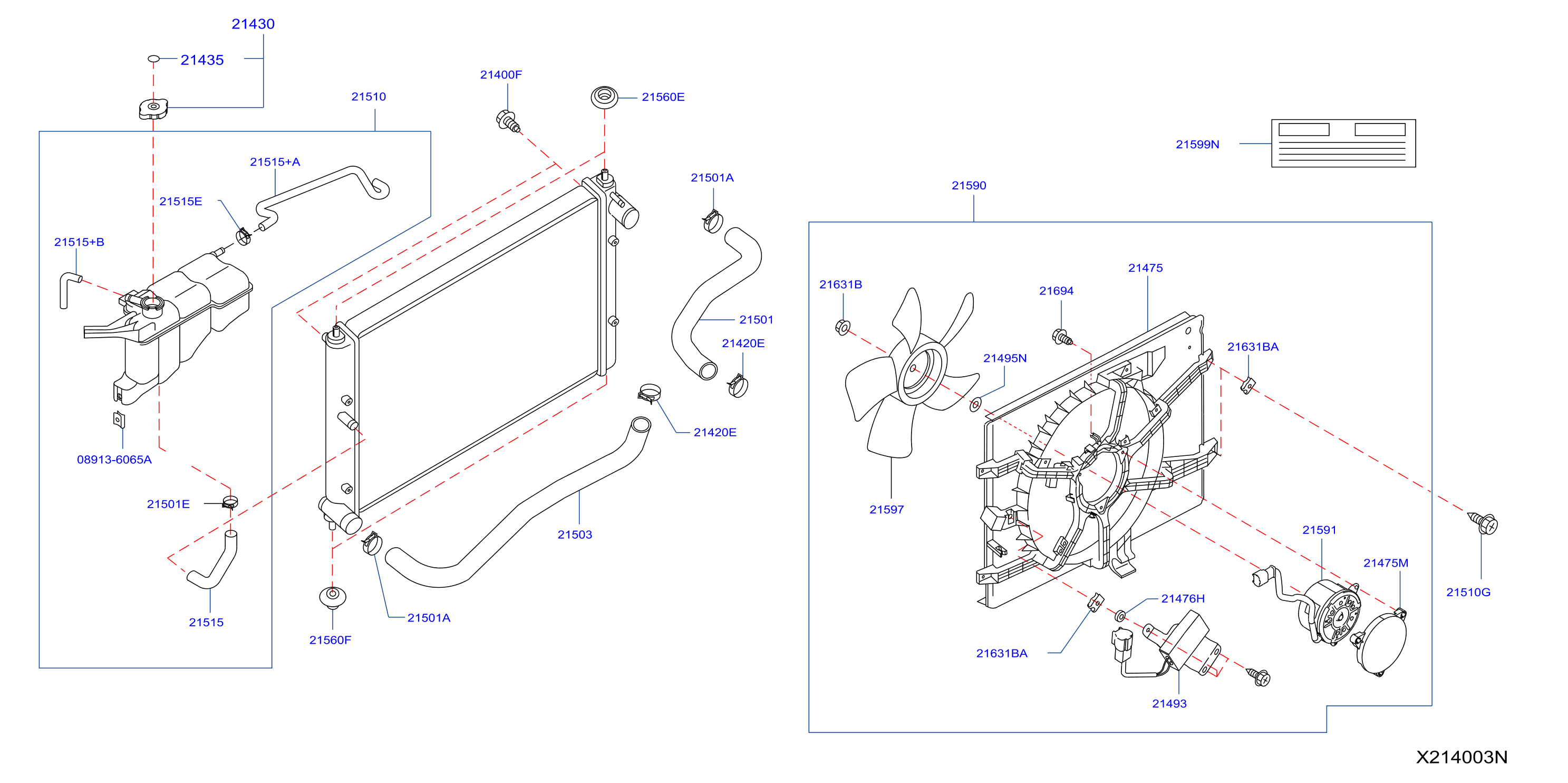 Radiator Shroud Inverter Cooling Fitting Parts