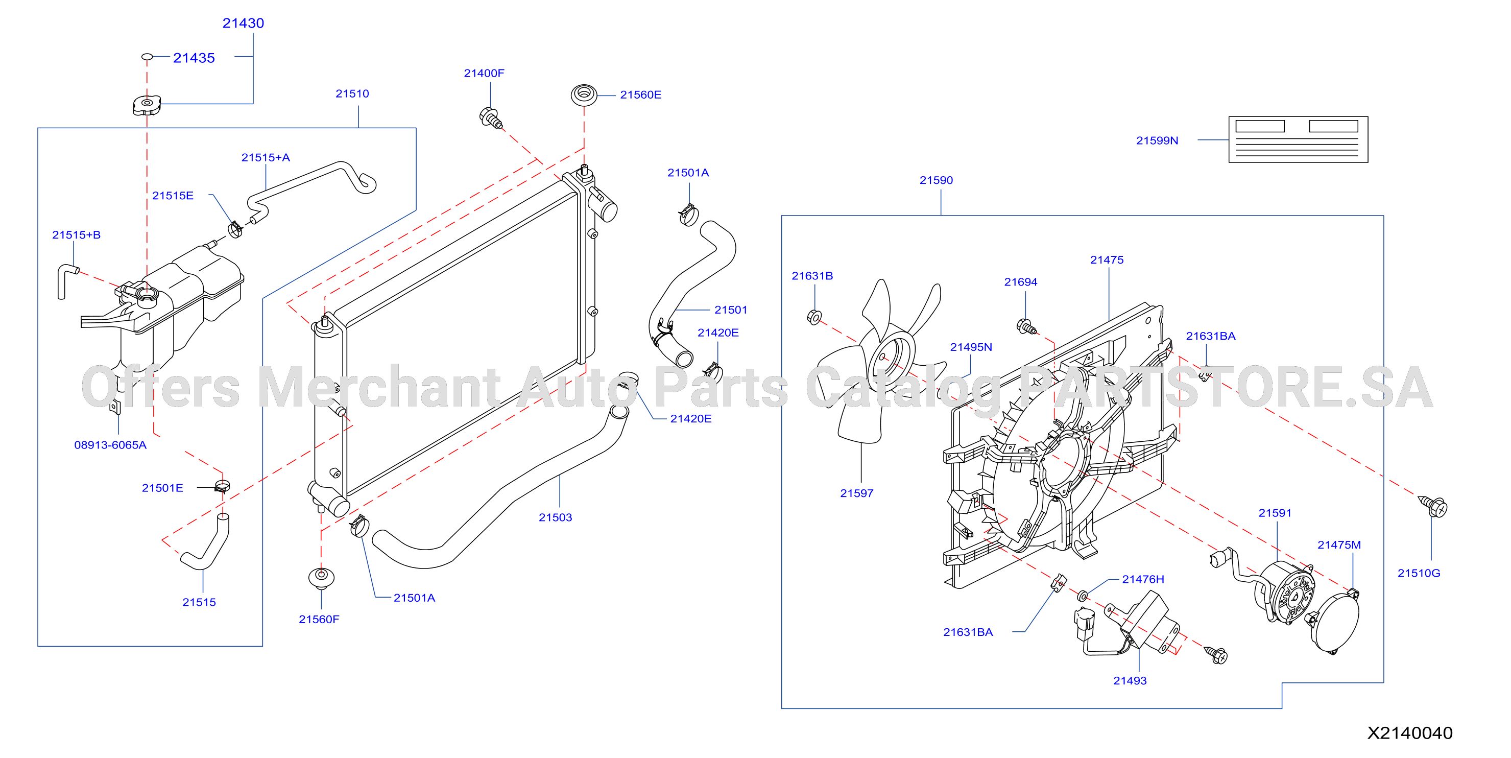 Radiator Shroud Inverter Cooling Fitting Parts