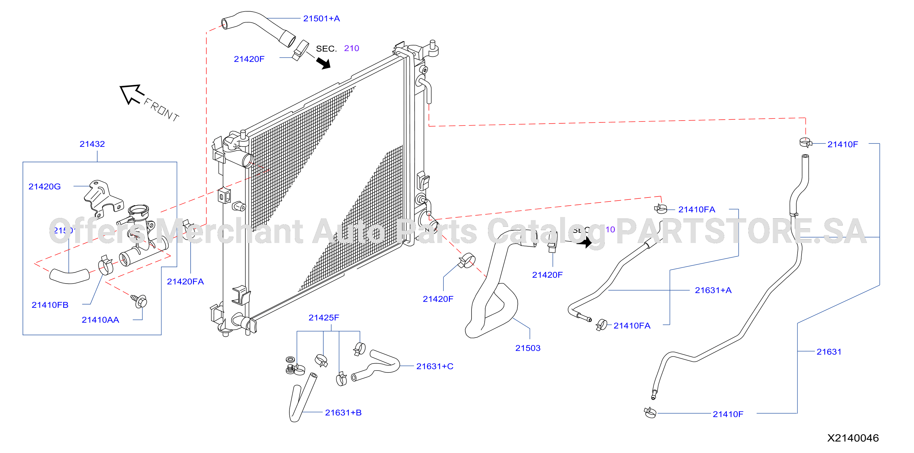 Radiator Shroud Inverter Cooling Fitting Parts