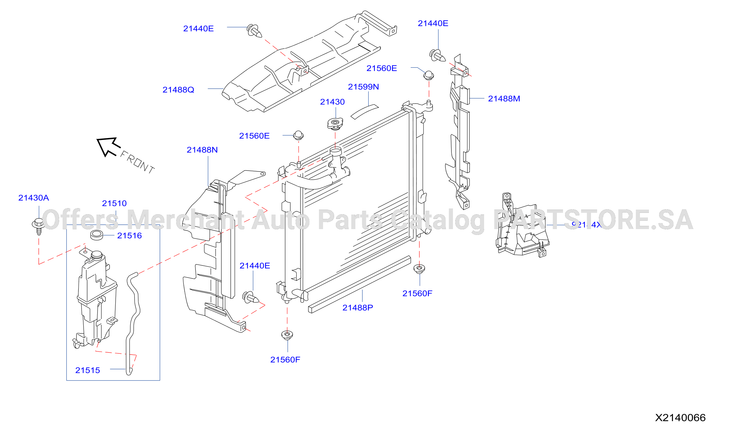 Radiator Shroud Inverter Cooling Fitting Parts Cvt 2
