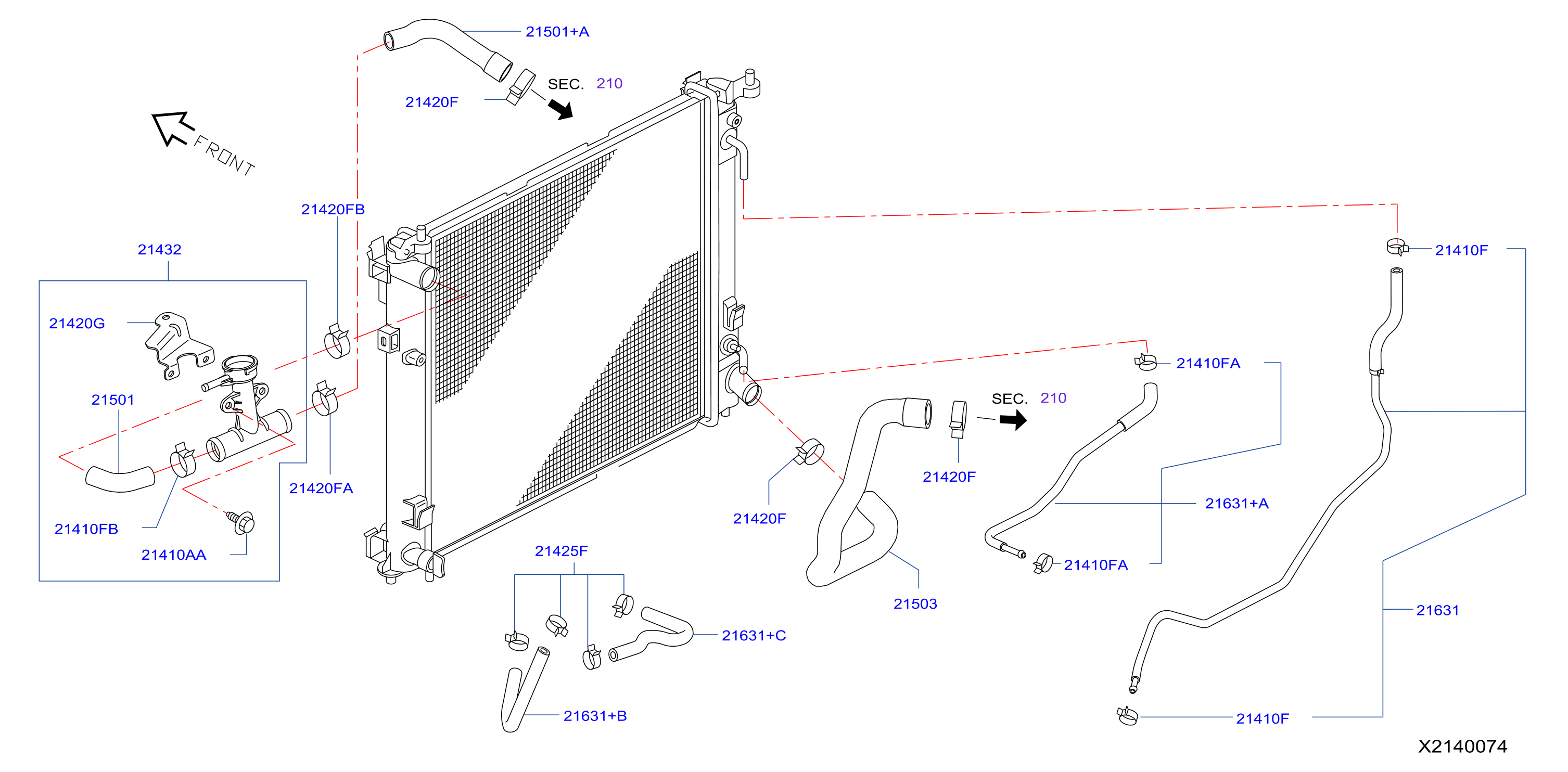 Radiator Shroud Inverter Cooling Fitting Parts Cvt