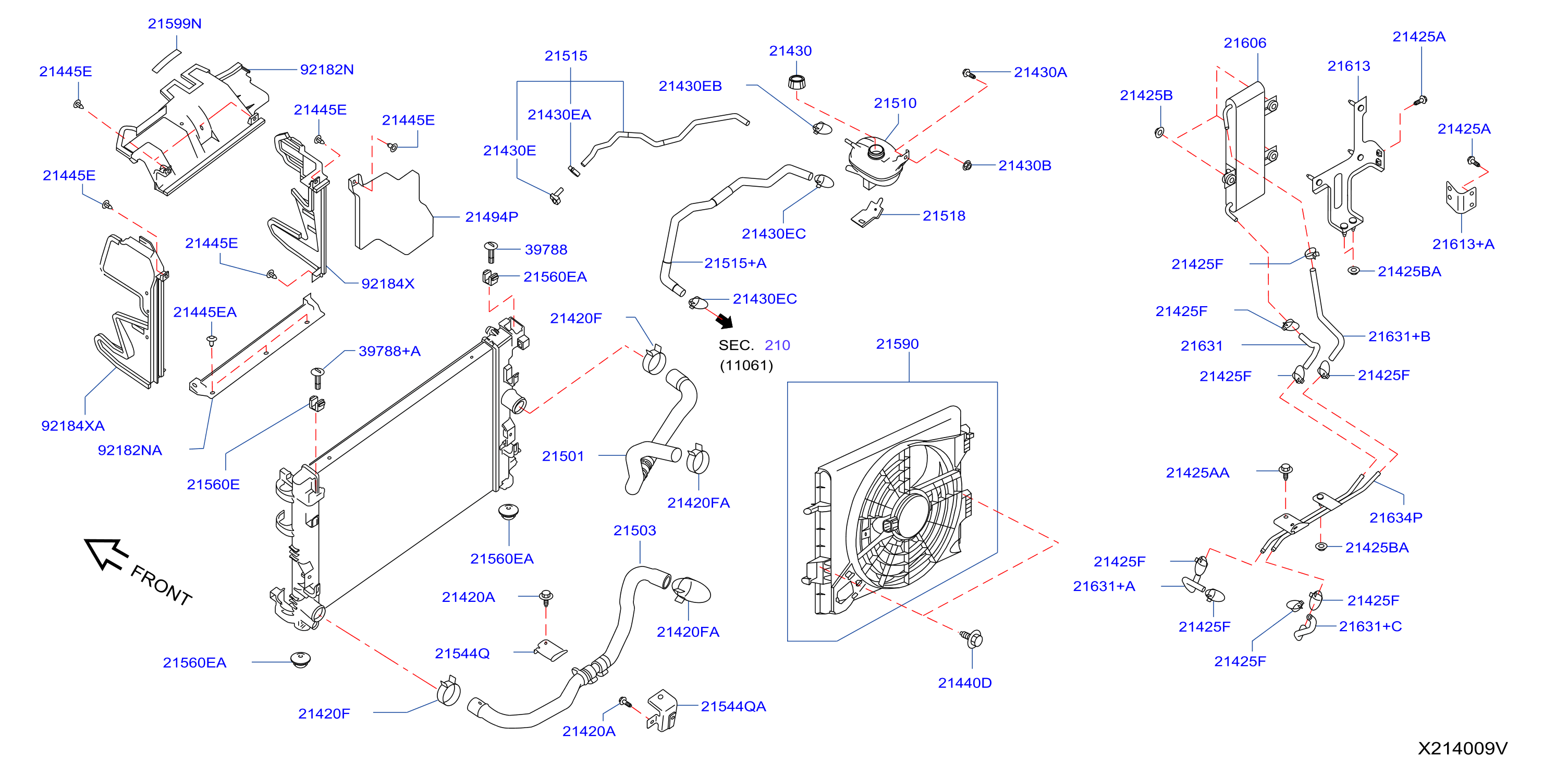 Radiator Shroud Inverter Cooling Fitting Parts Car