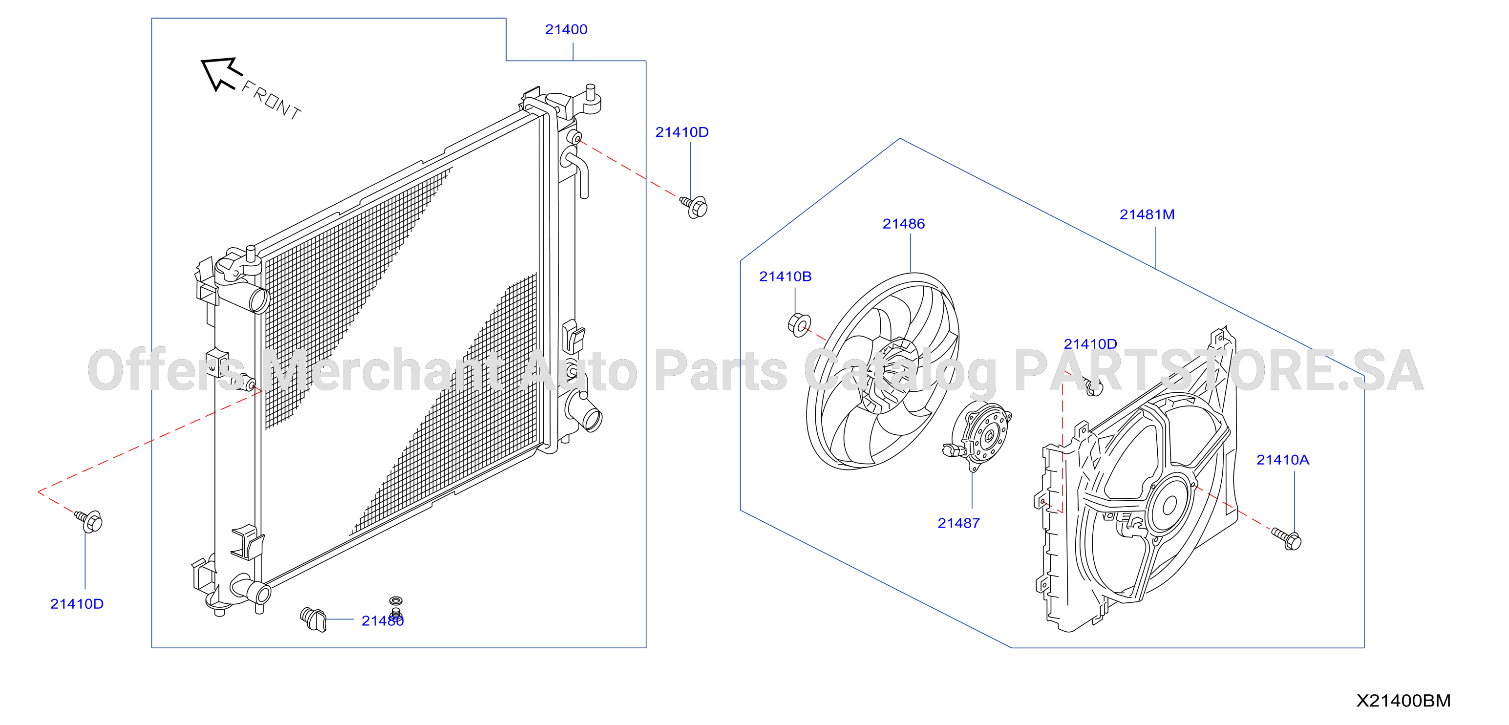 Radiator Shroud Inverter Cooling Radiator Cvt