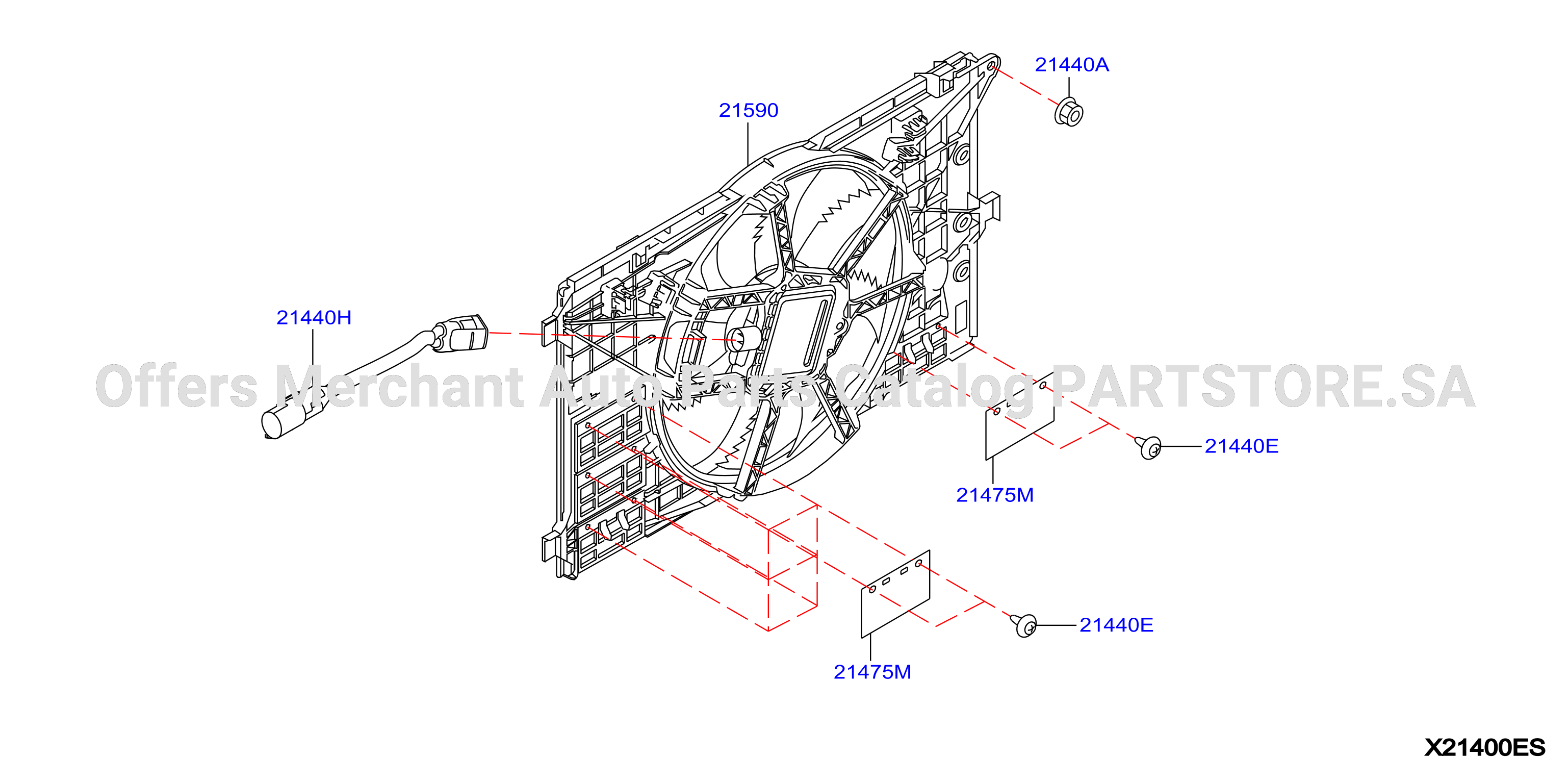 Radiator Shroud Inverter Cooling Shroud