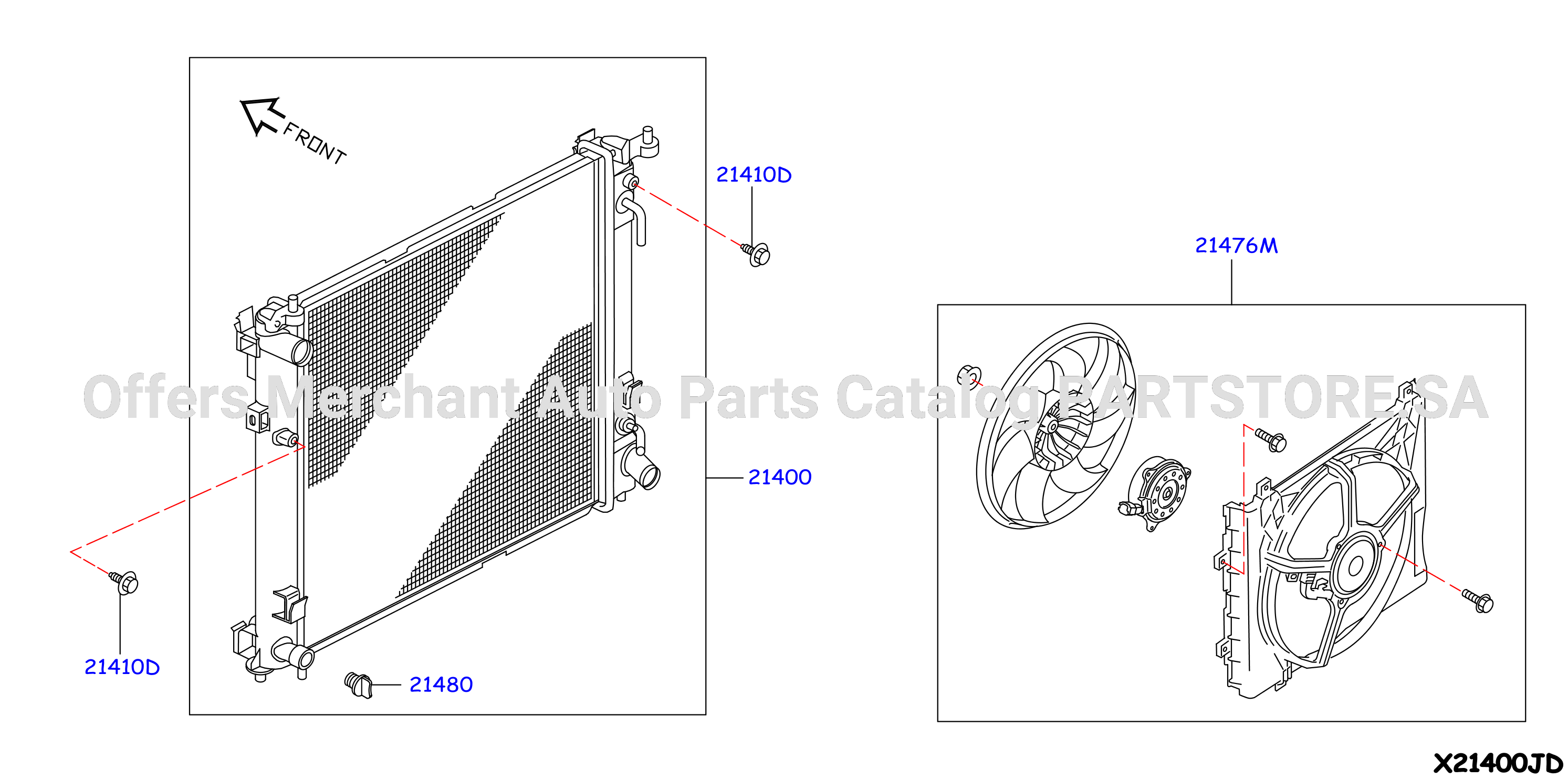 Radiator Shroud Inverter Cooling Radiator