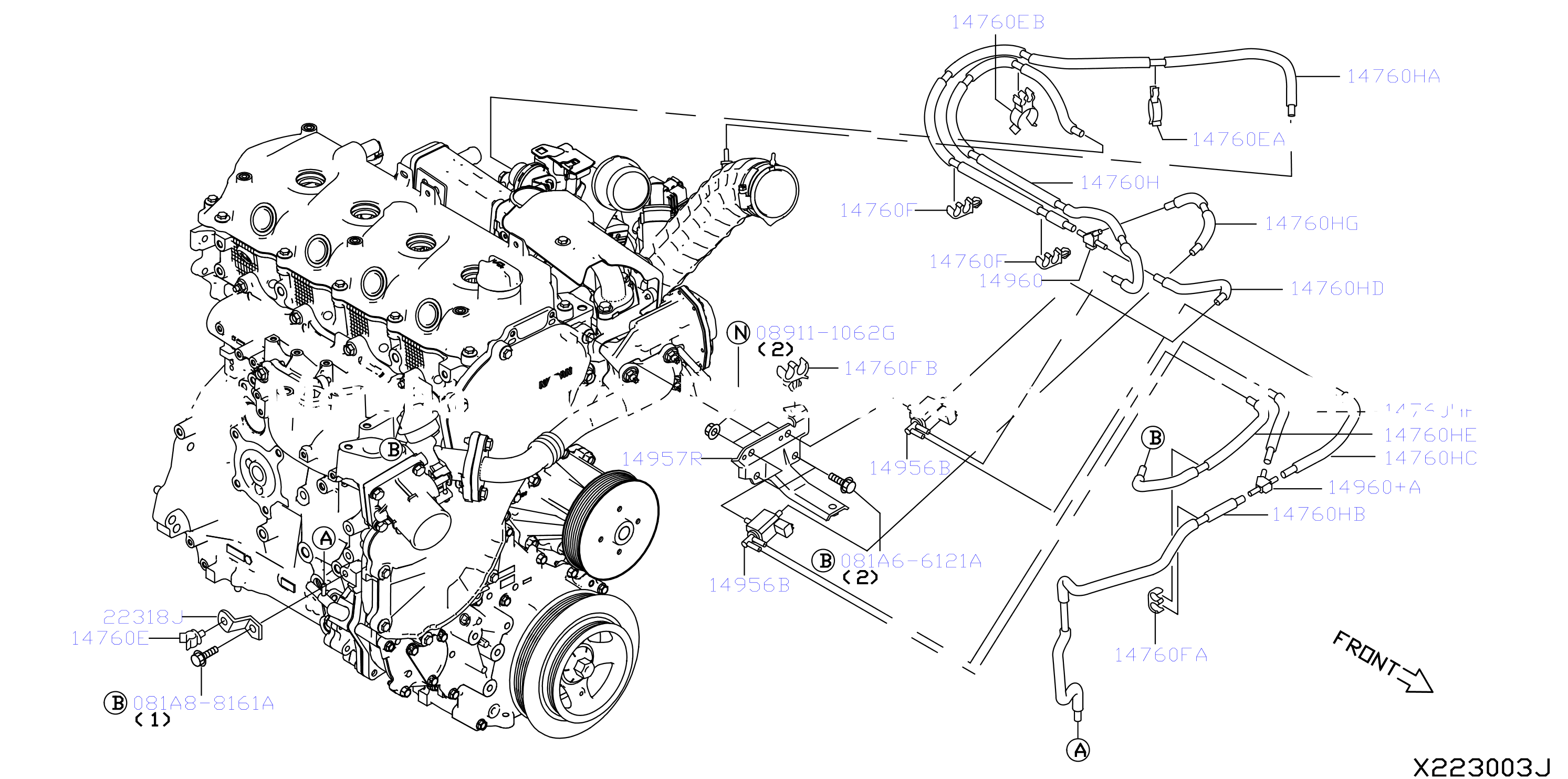 Engine Control Vacuum Piping Engine Control Vacuum Piping