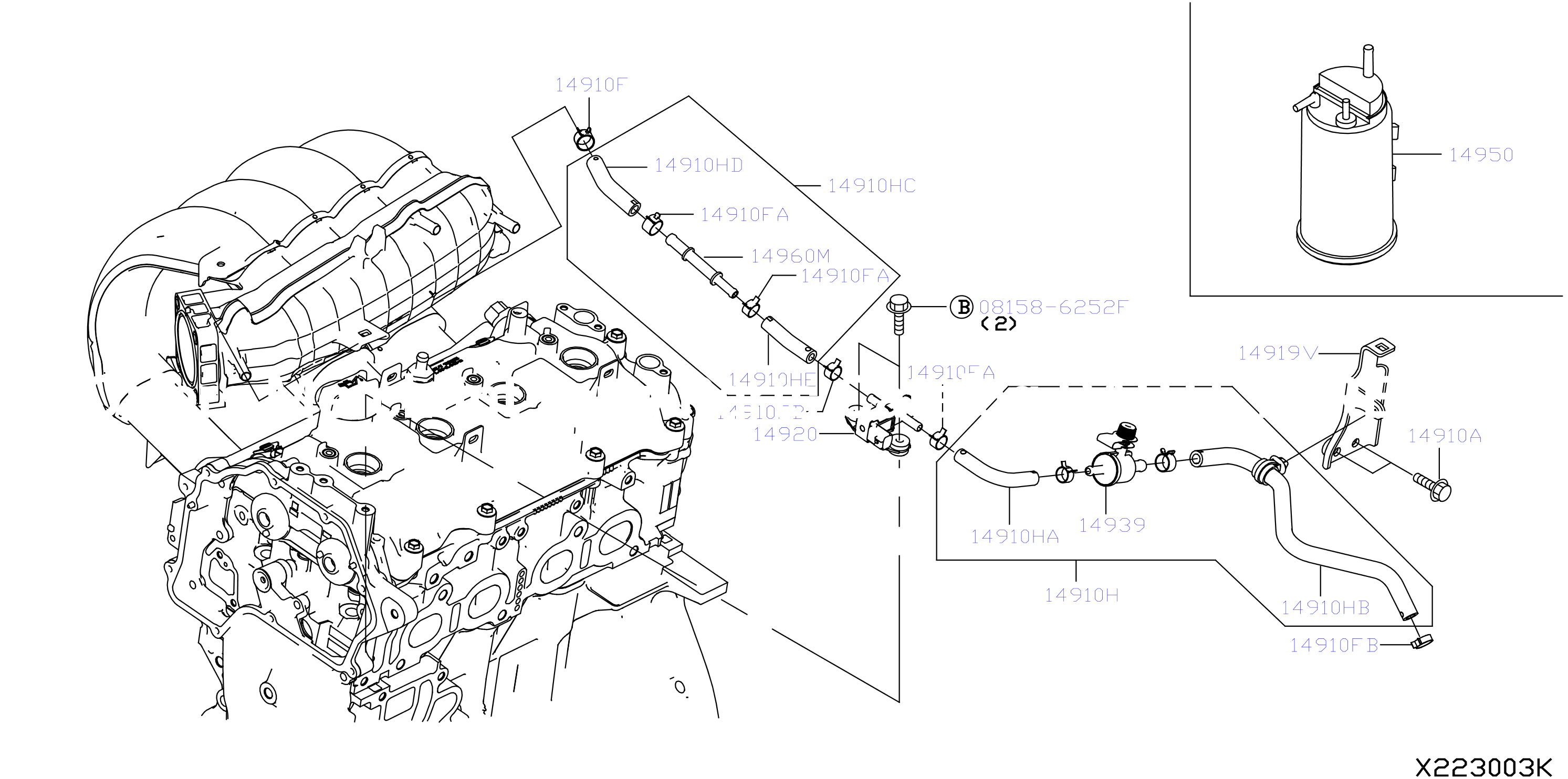 Engine Control Vacuum Piping Engine Control Vacuum Piping