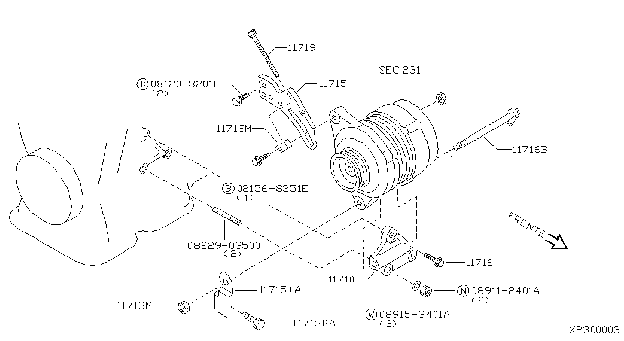 Alternator Fitting