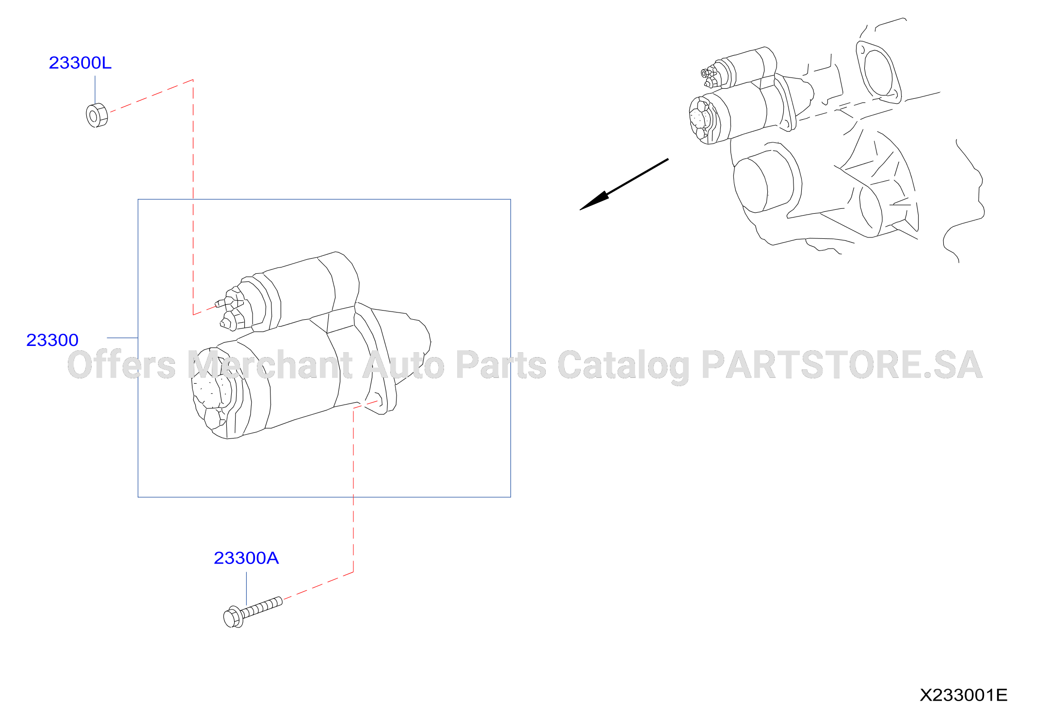Starter Motor Ga16Dne
