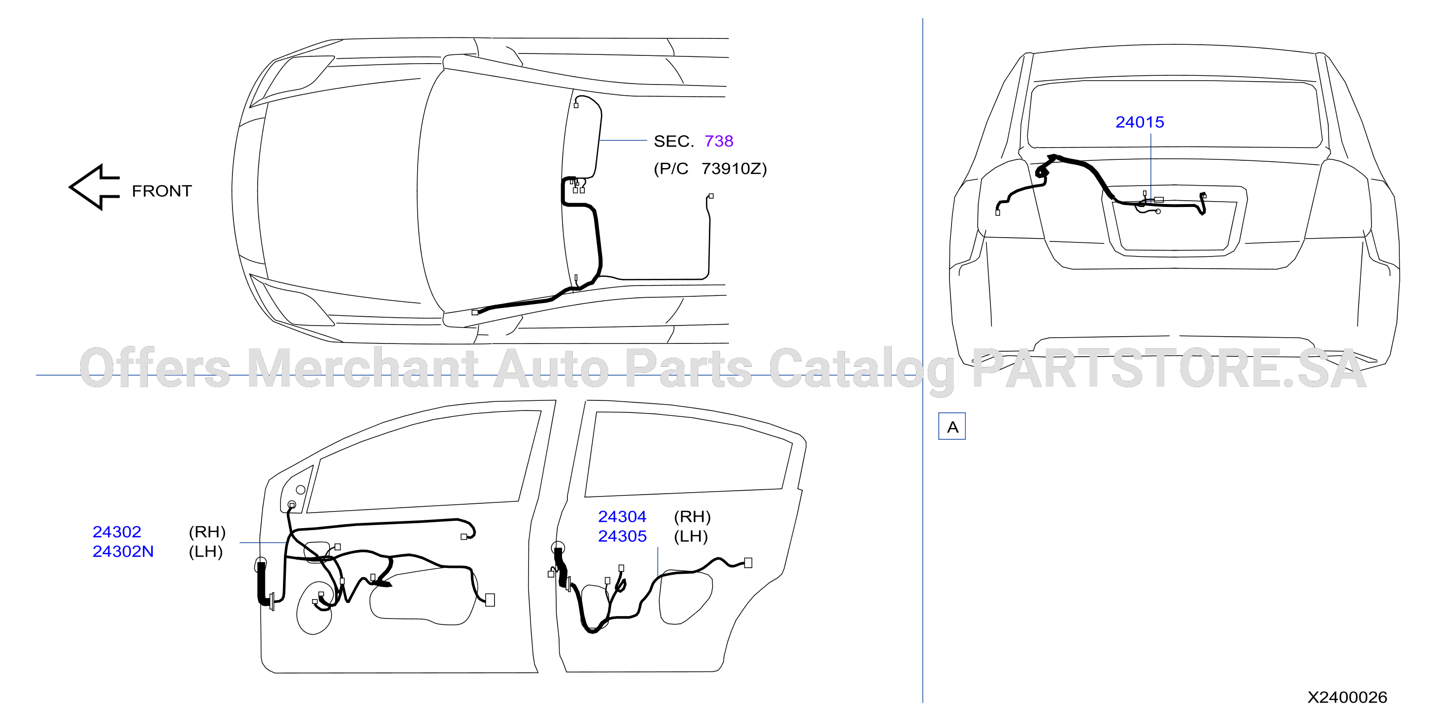 Wiring Roof Door Harness