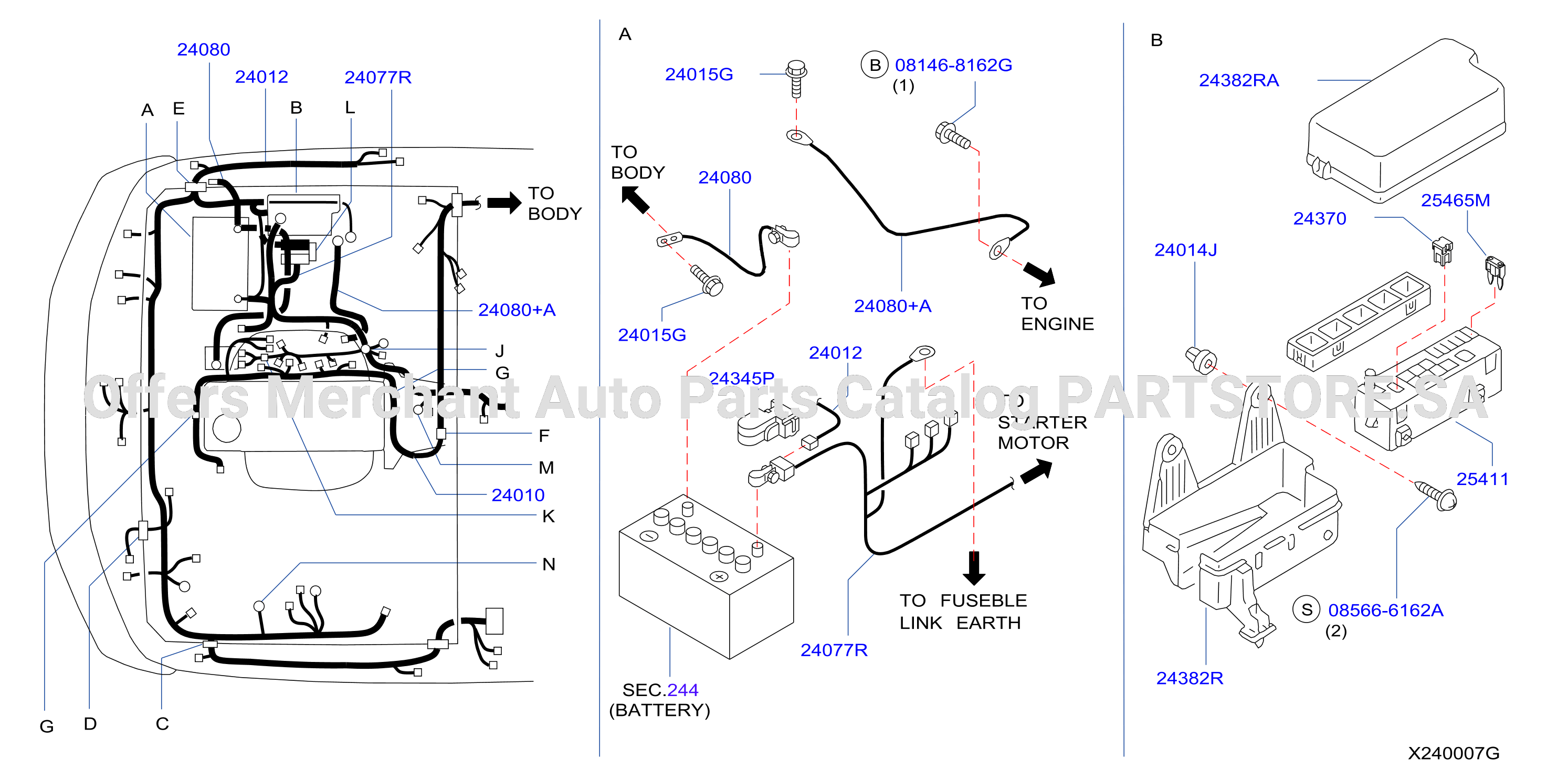 Wiring Engine Room