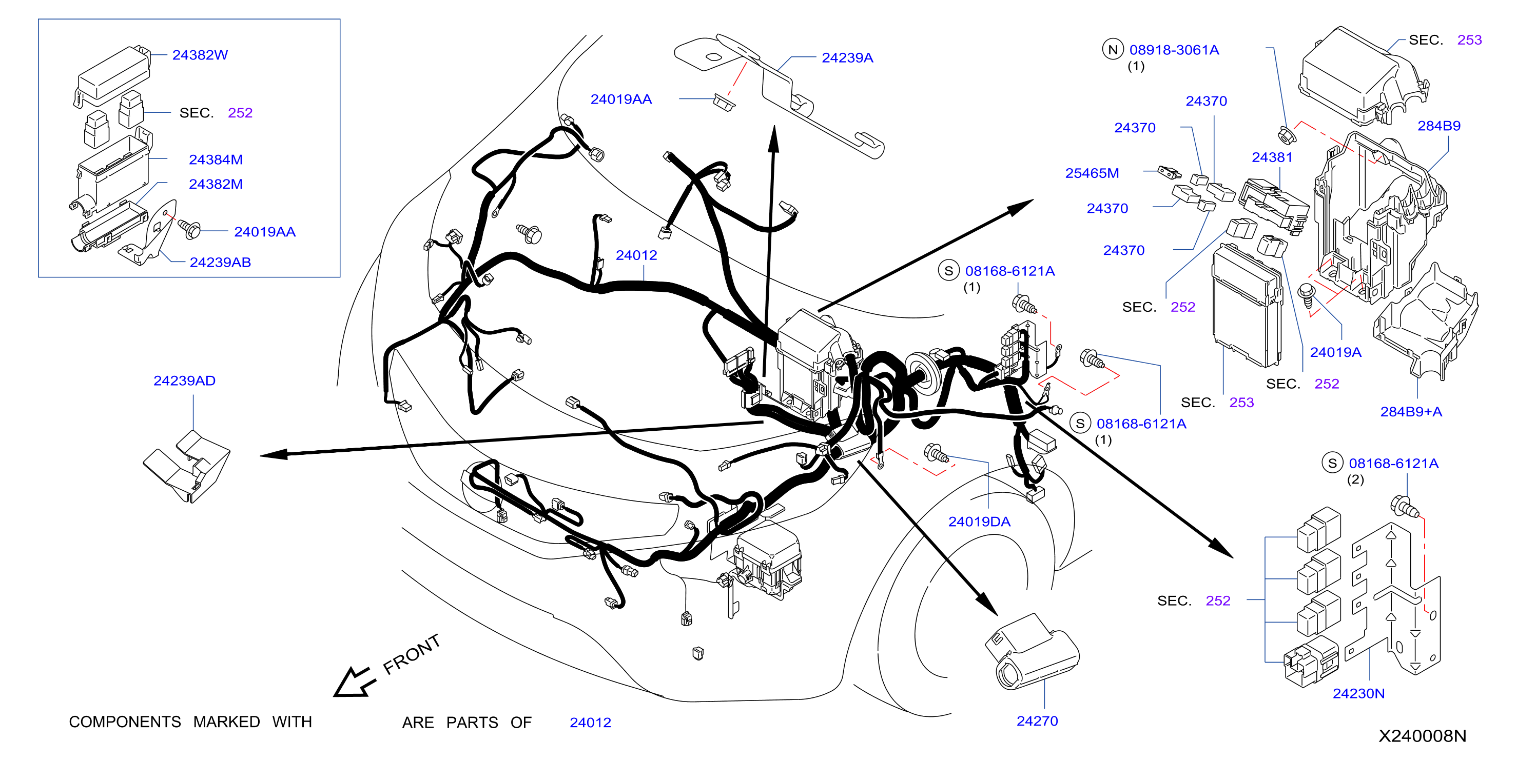 Wiring Engine Room