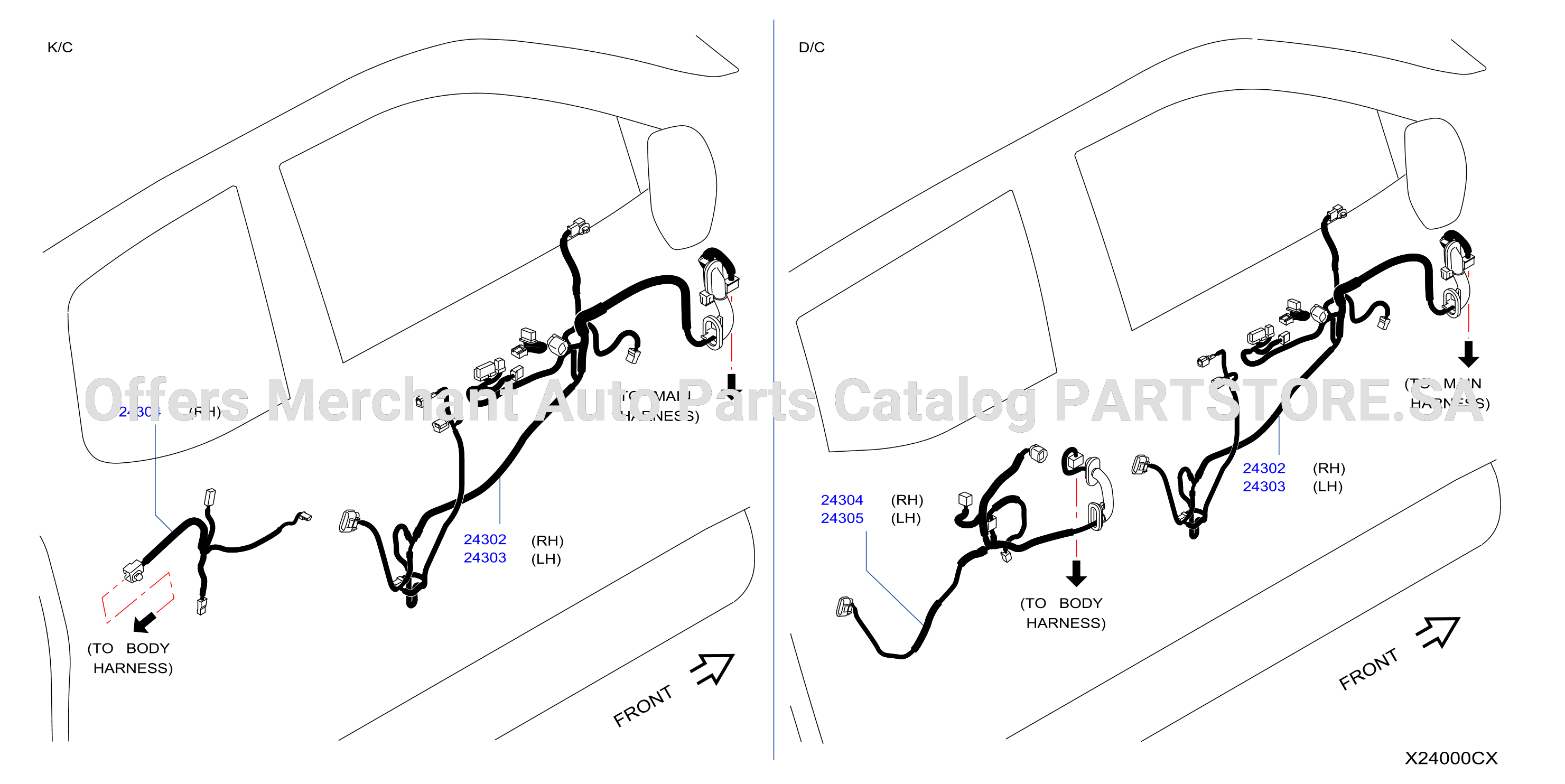Wiring Door Harness