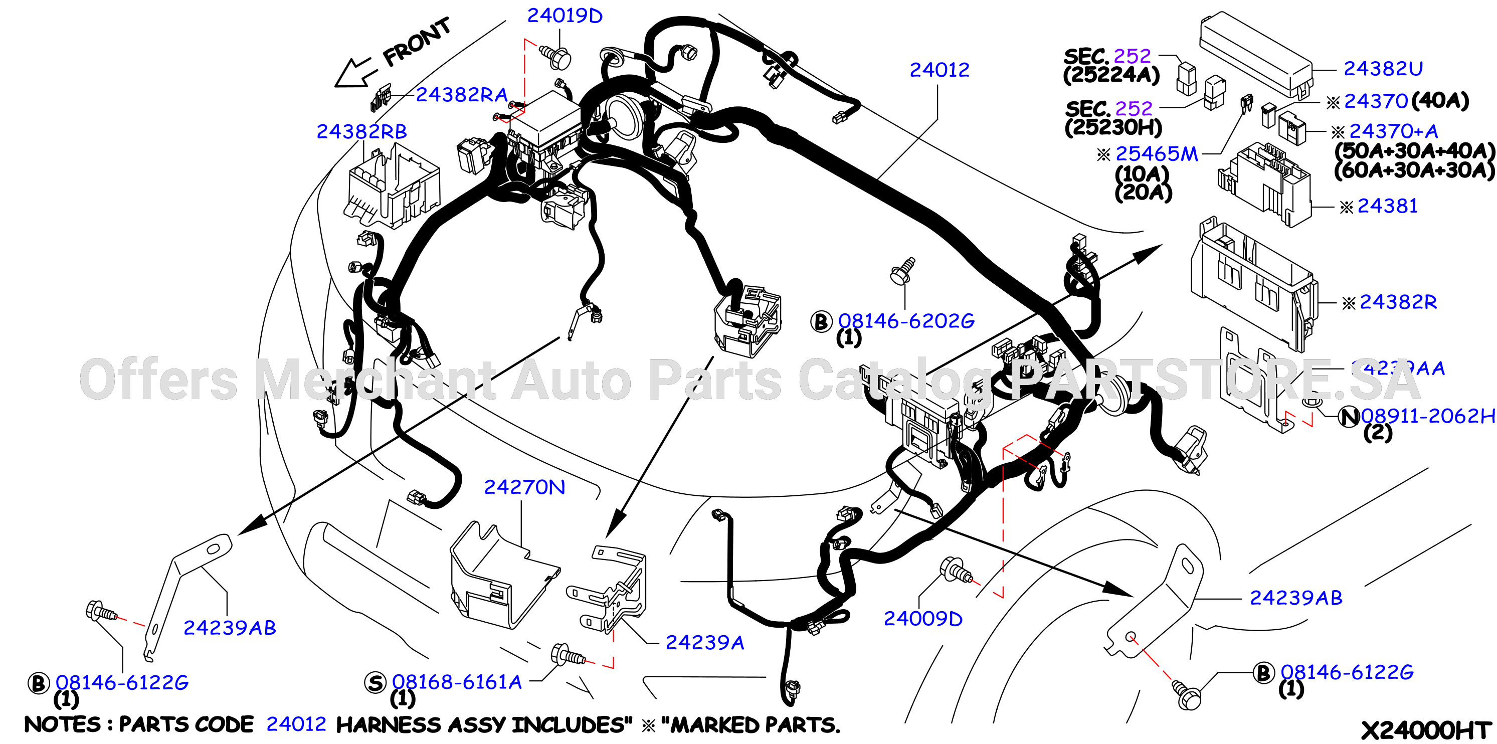 Wiring Engine Room