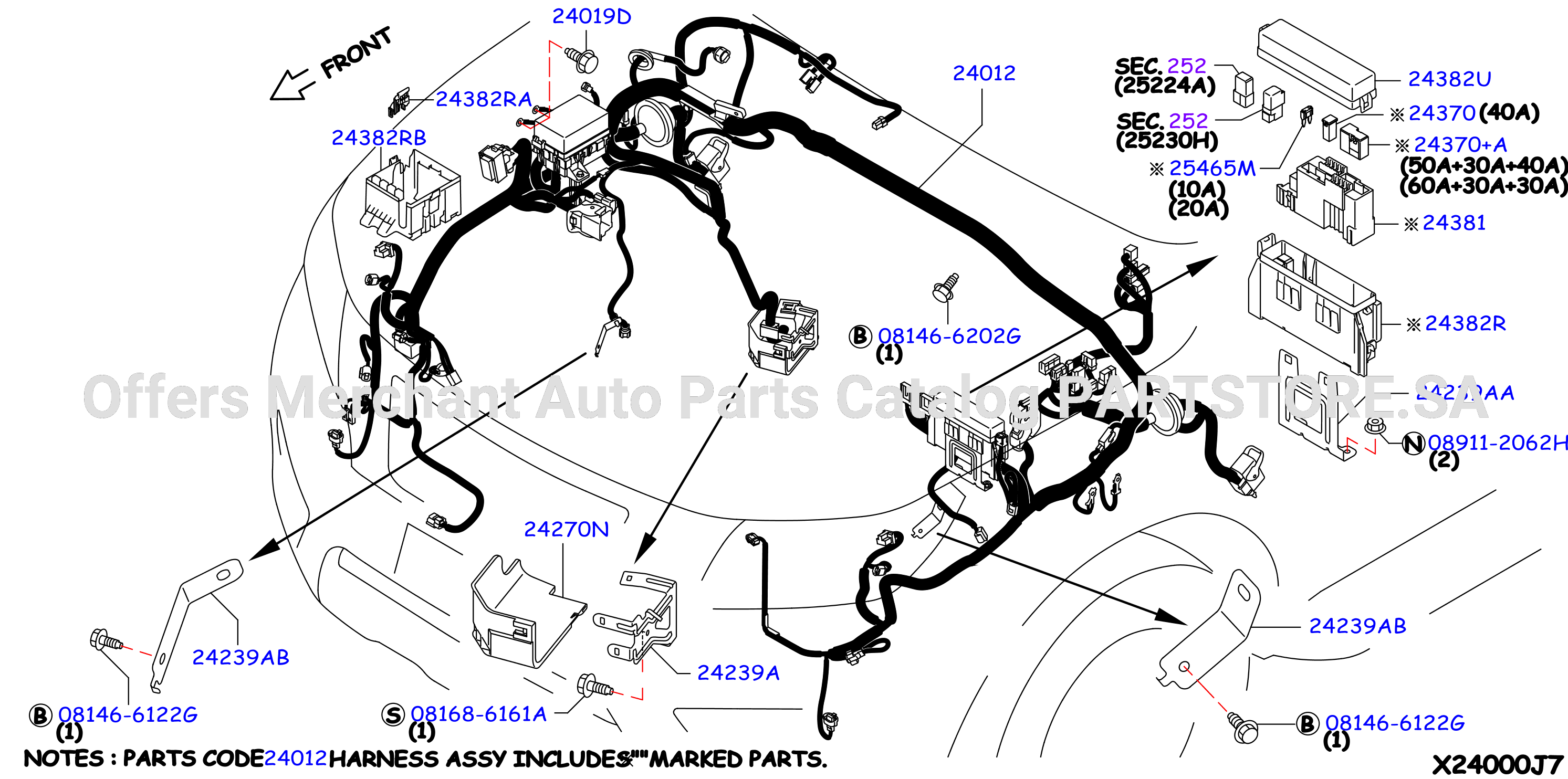 Wiring Engine Room Vehicle