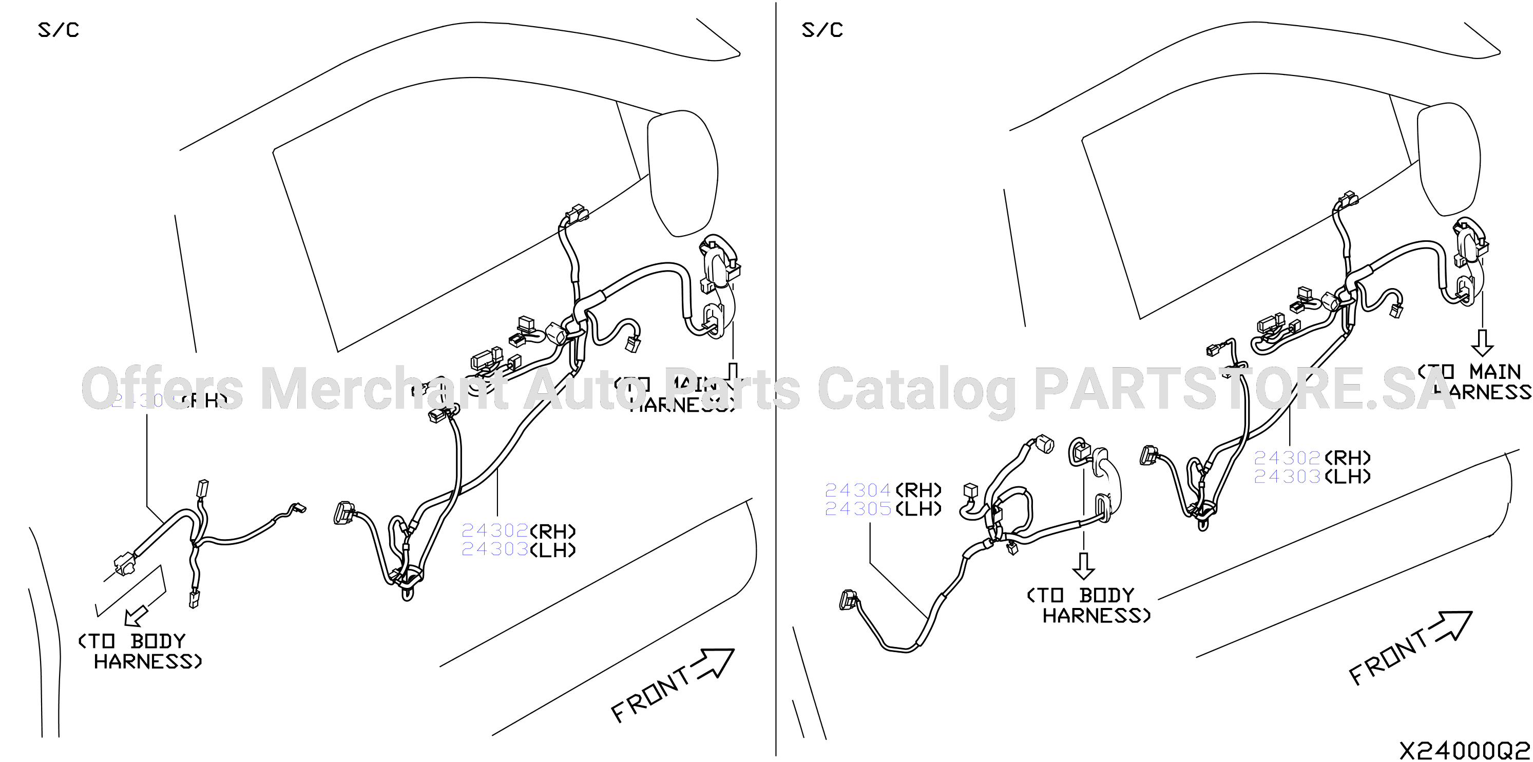 Wiring Door Harness