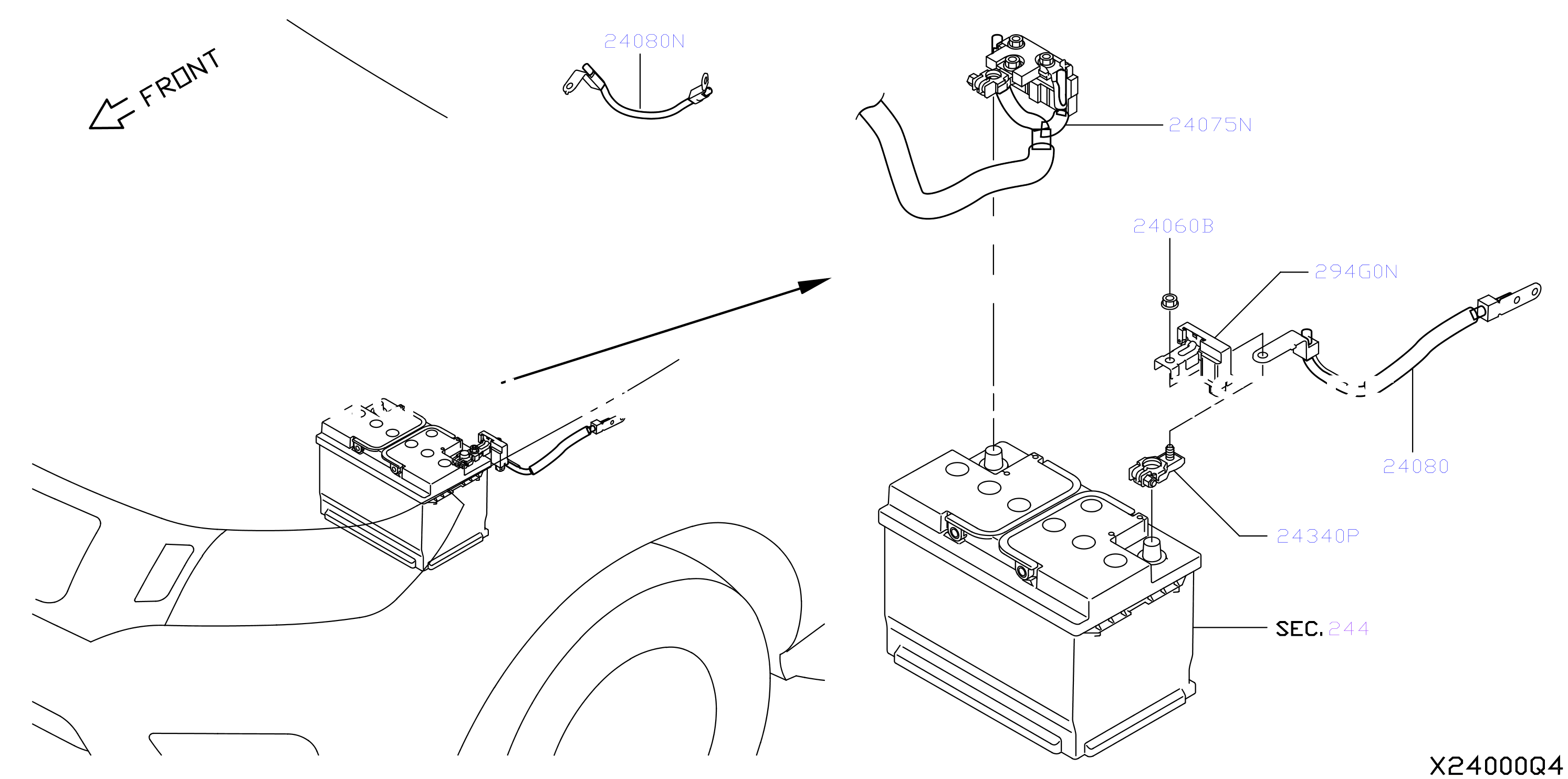 Wiring Battery