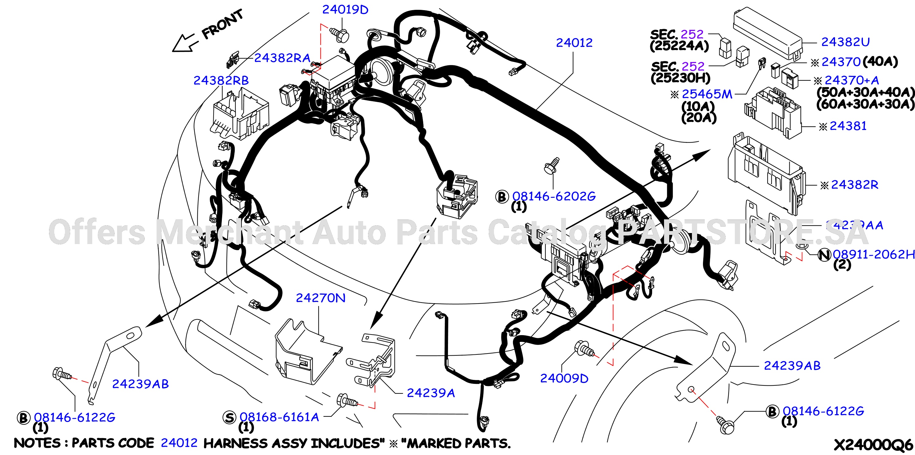 Wiring Engine Room