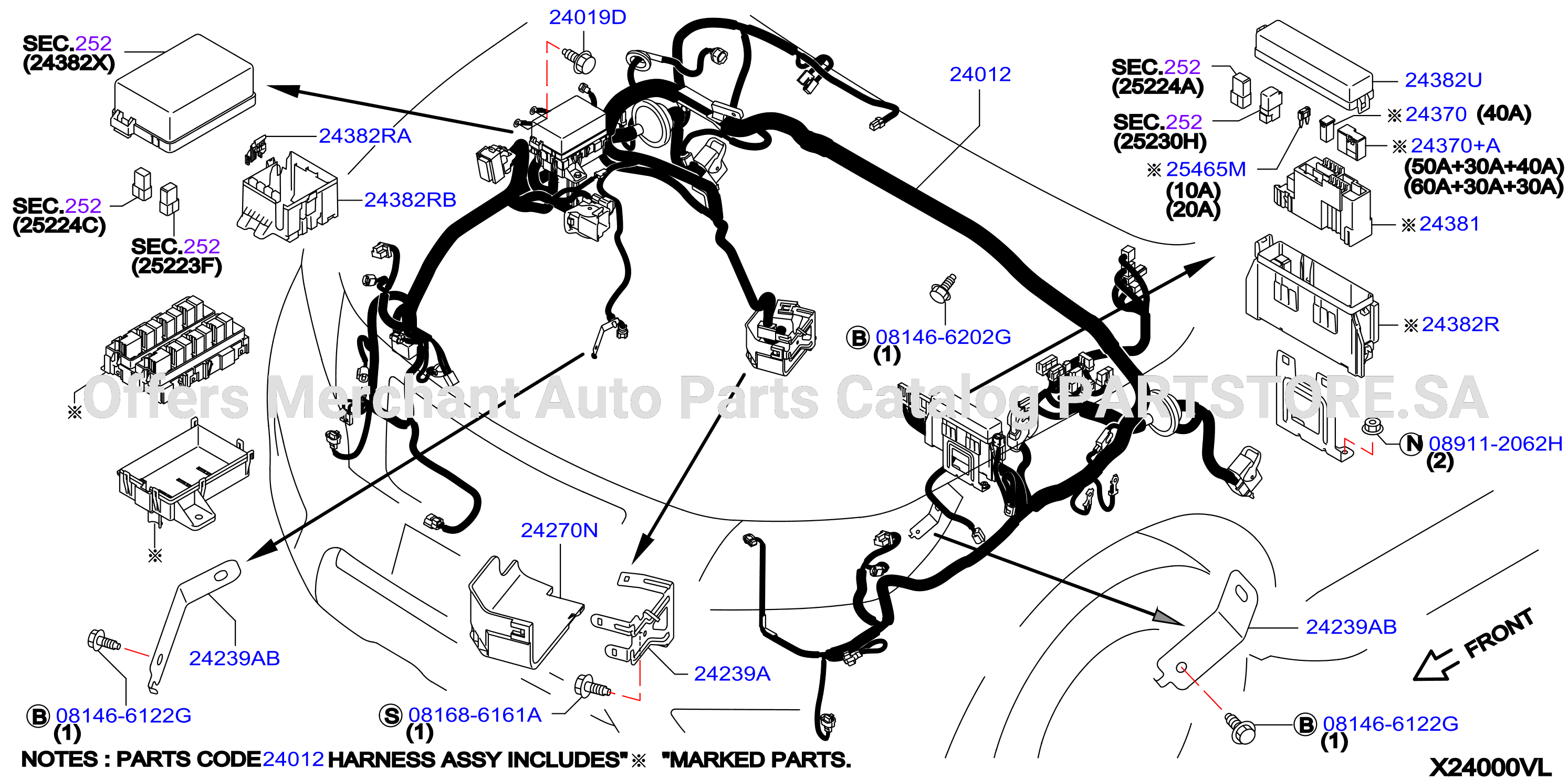 Wiring Engine Room