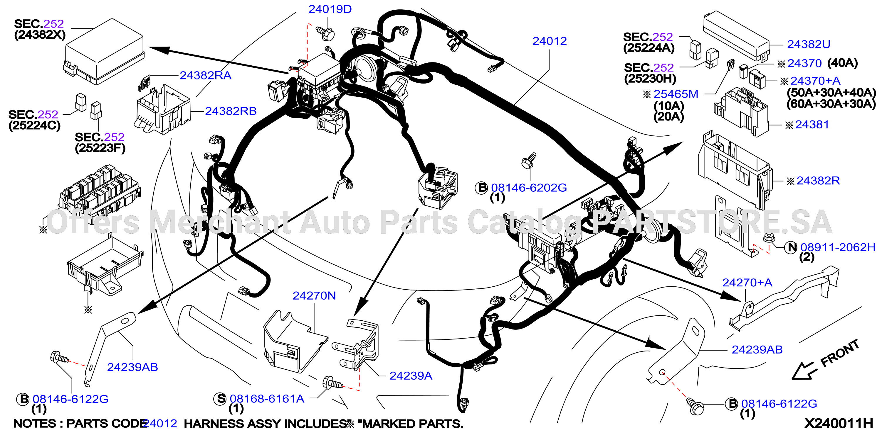Wiring Engine Room