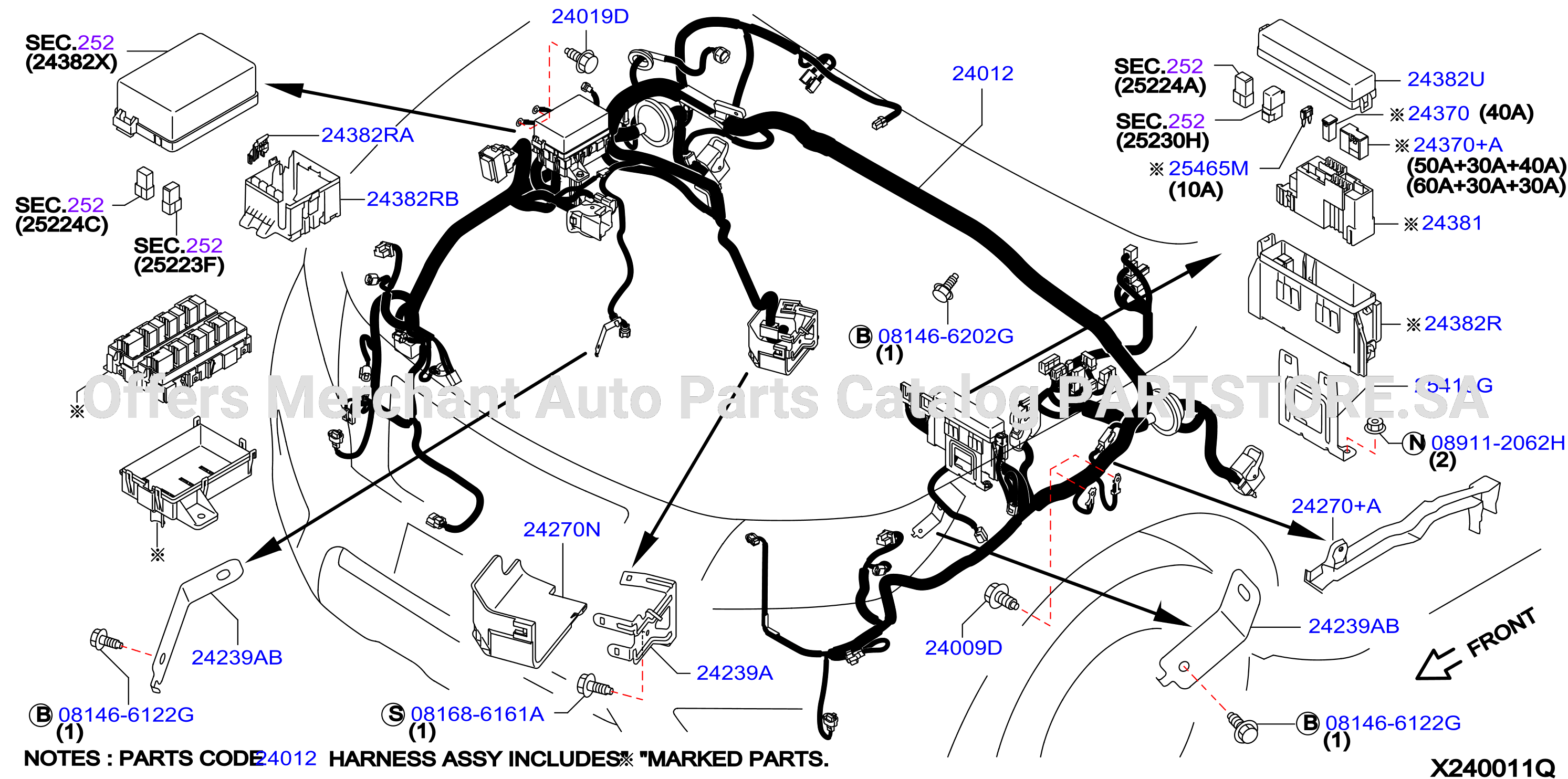 Wiring Engine Room