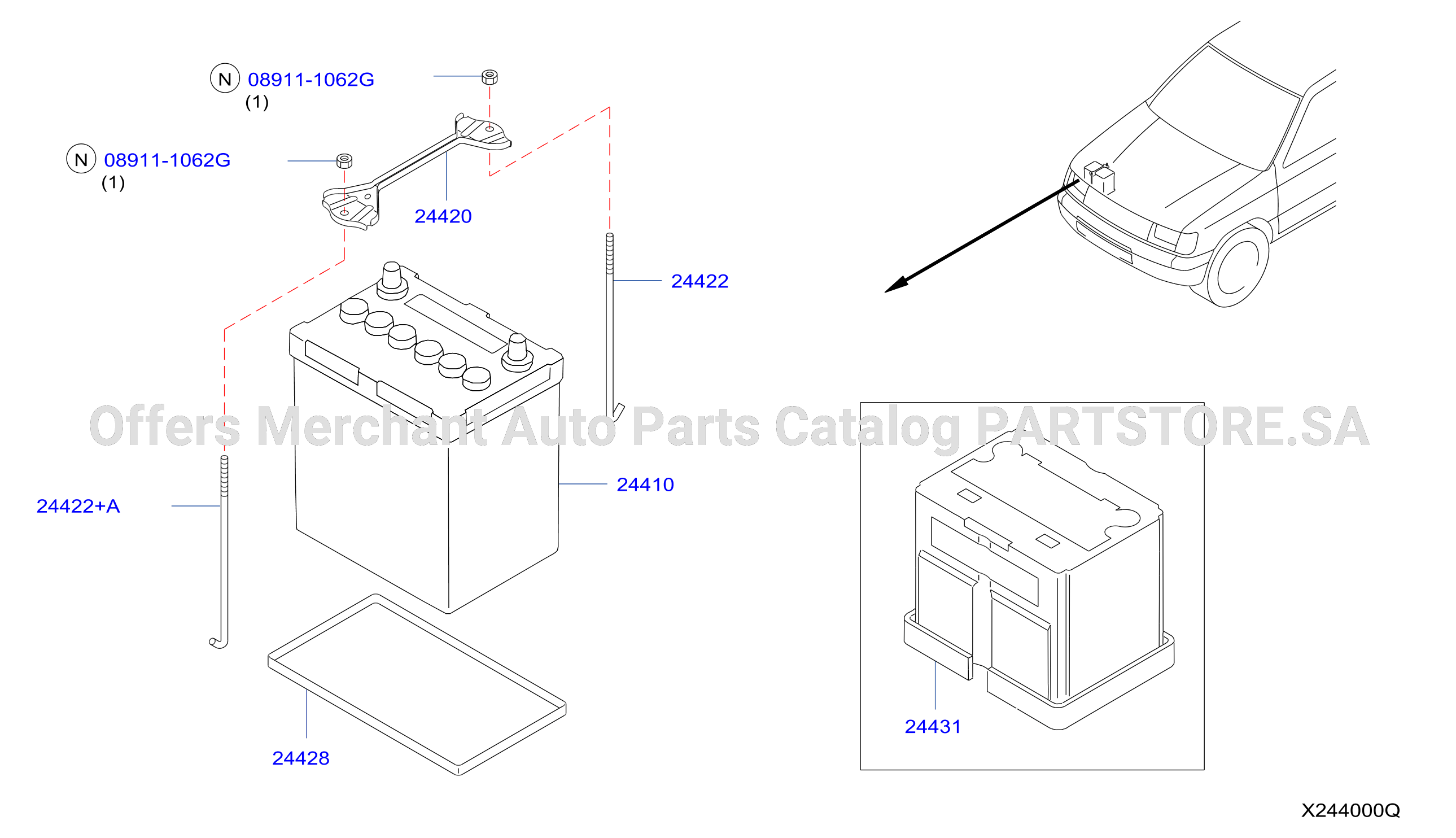 Battery Battery Mounting Battery Battery Mounting