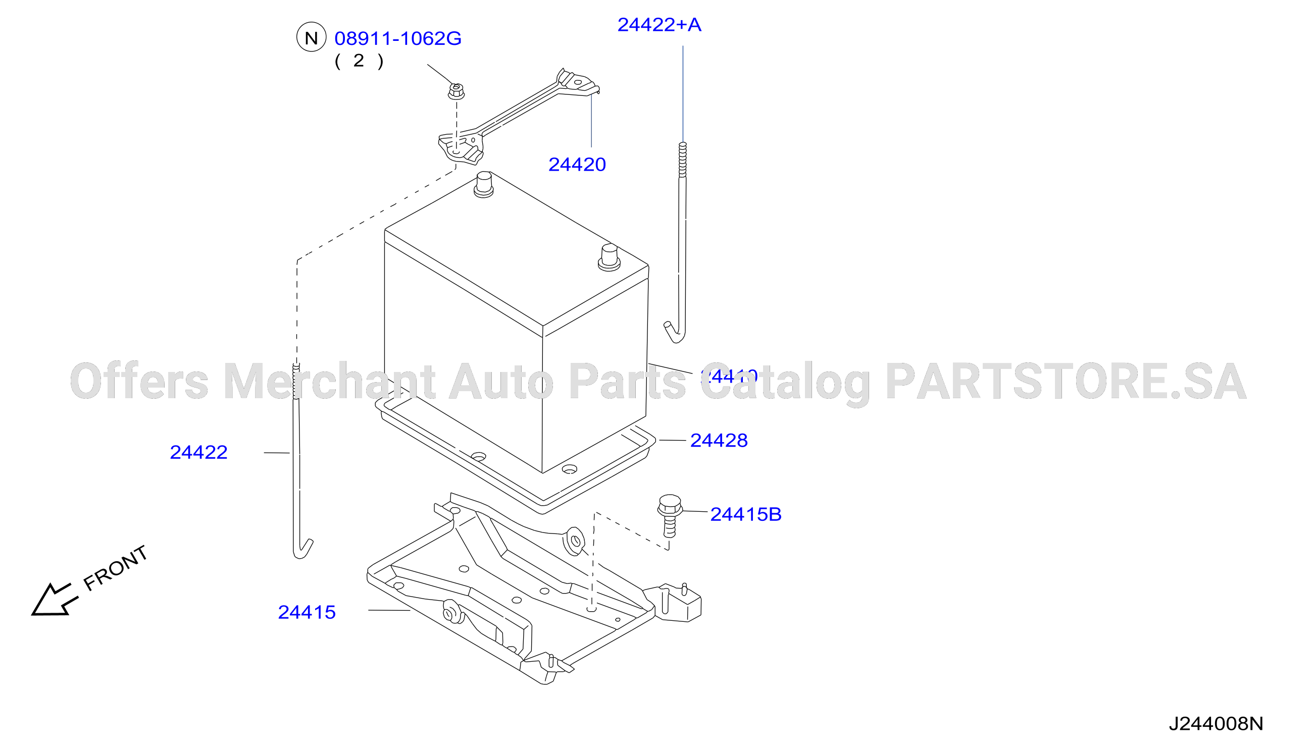 Battery Battery Mounting