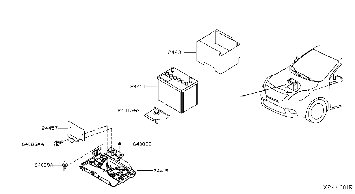 Battery Battery Mounting