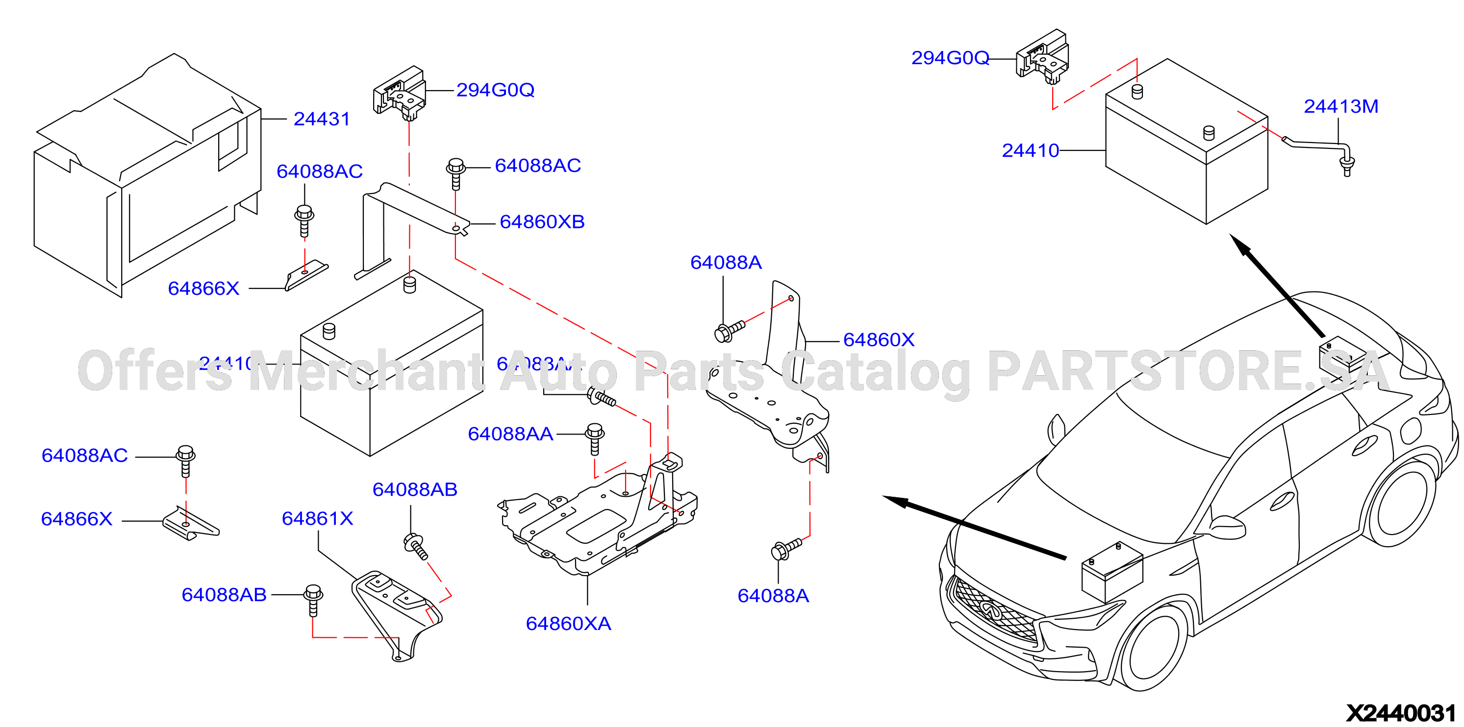 Battery Battery Mounting