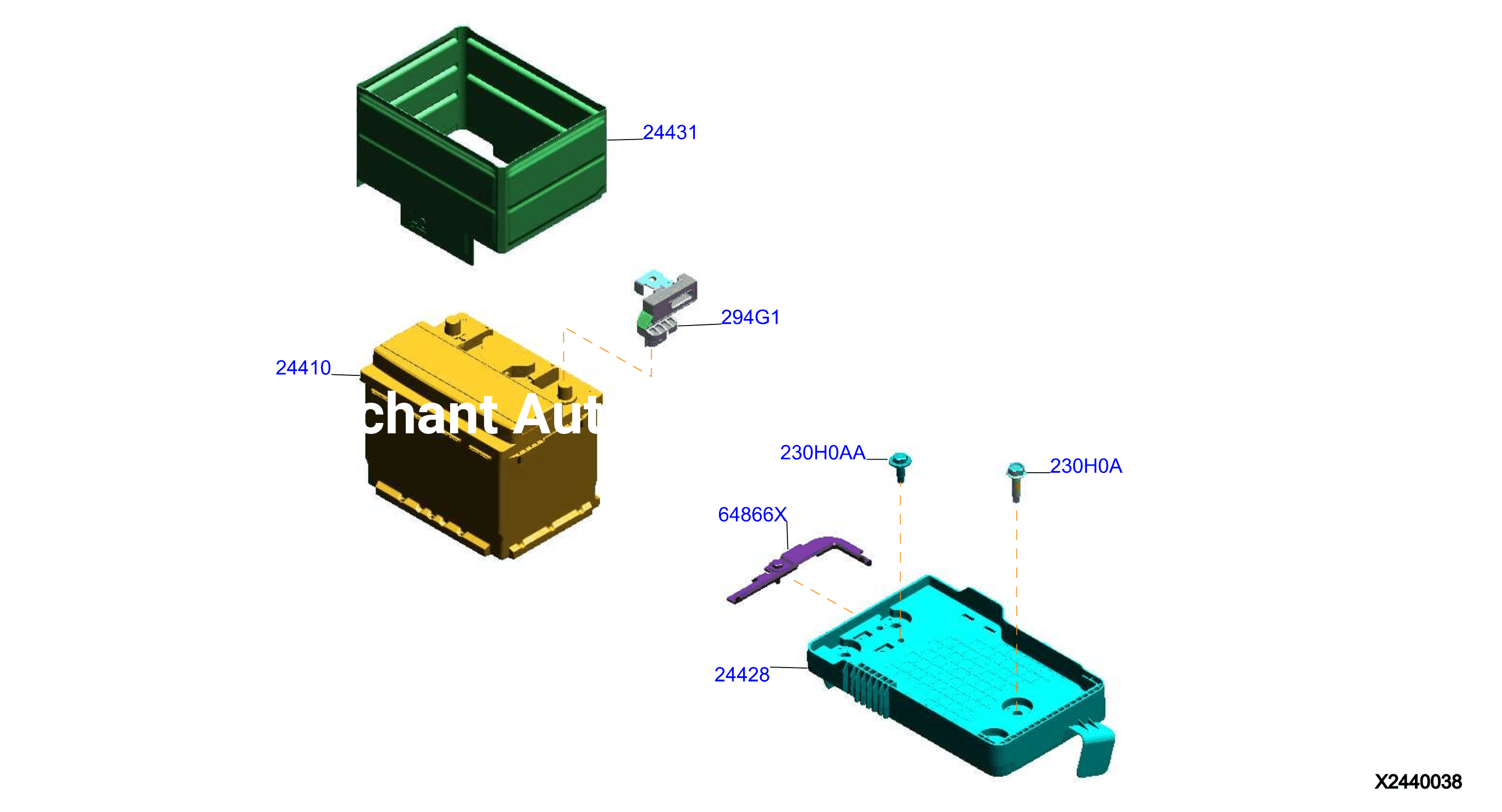 Battery Battery Mounting