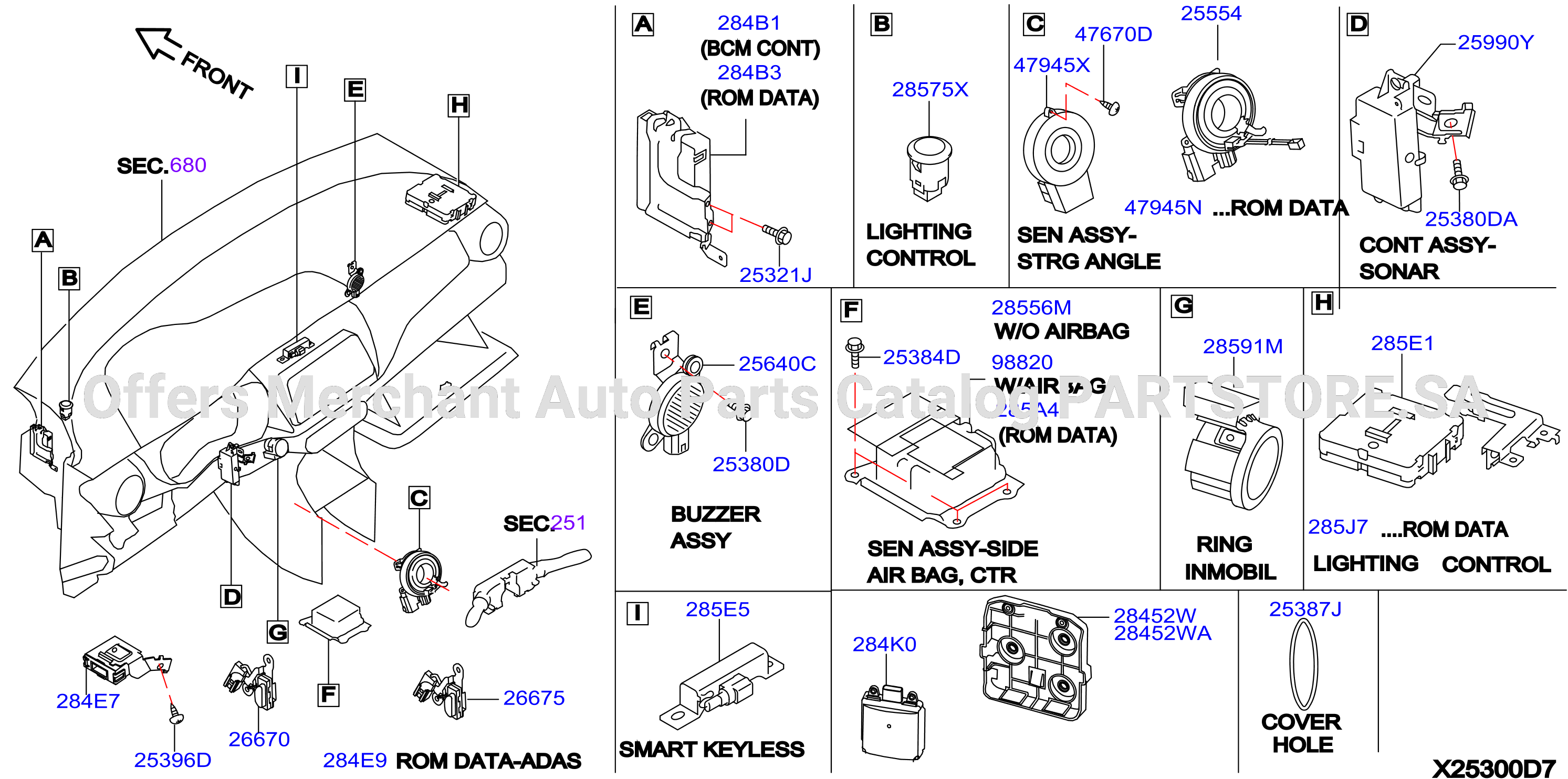 Electrical Unit Inst Dash Car