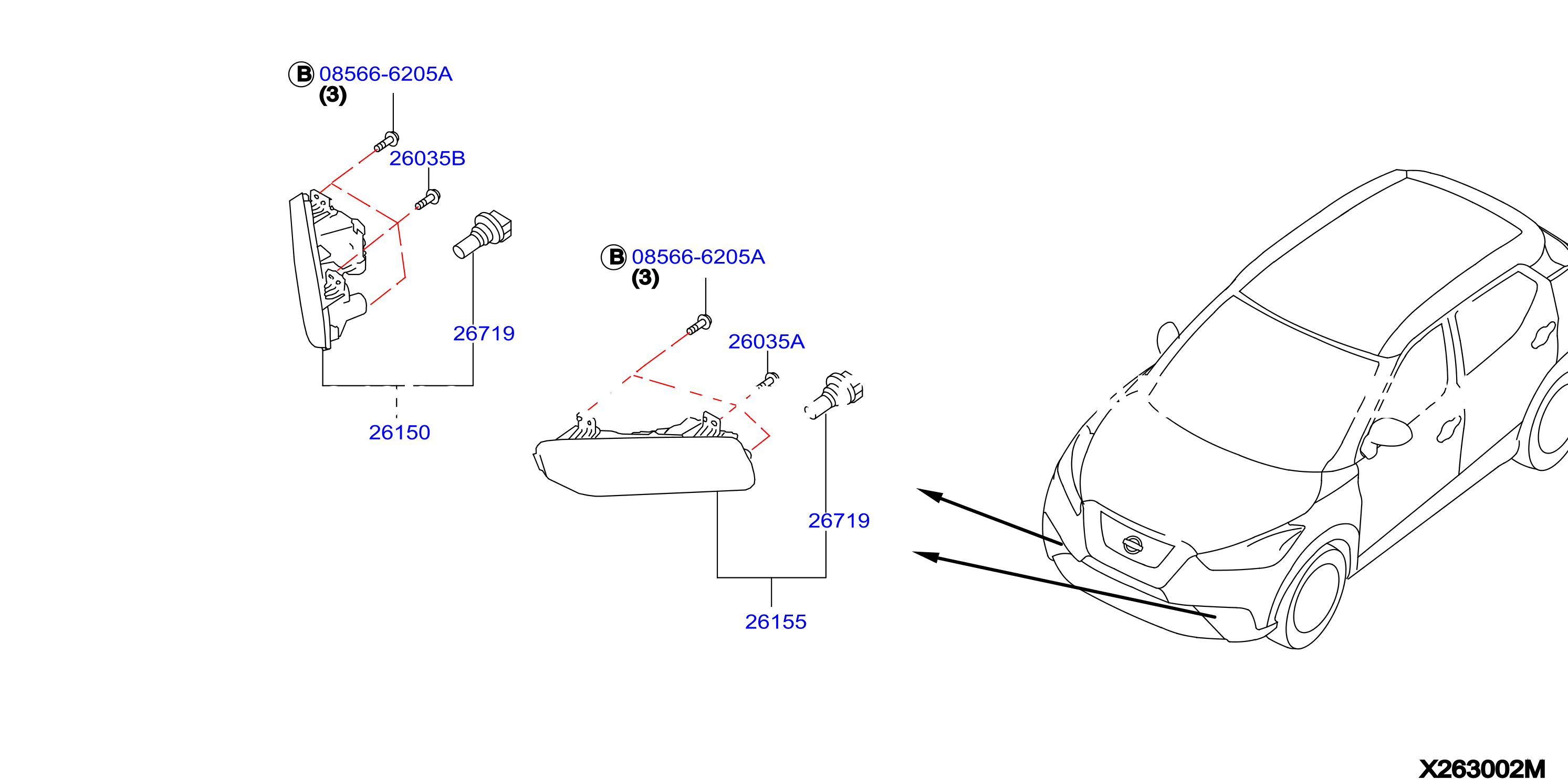 Fog Daytime Running Driving Lamp Fog Lamp Fr
