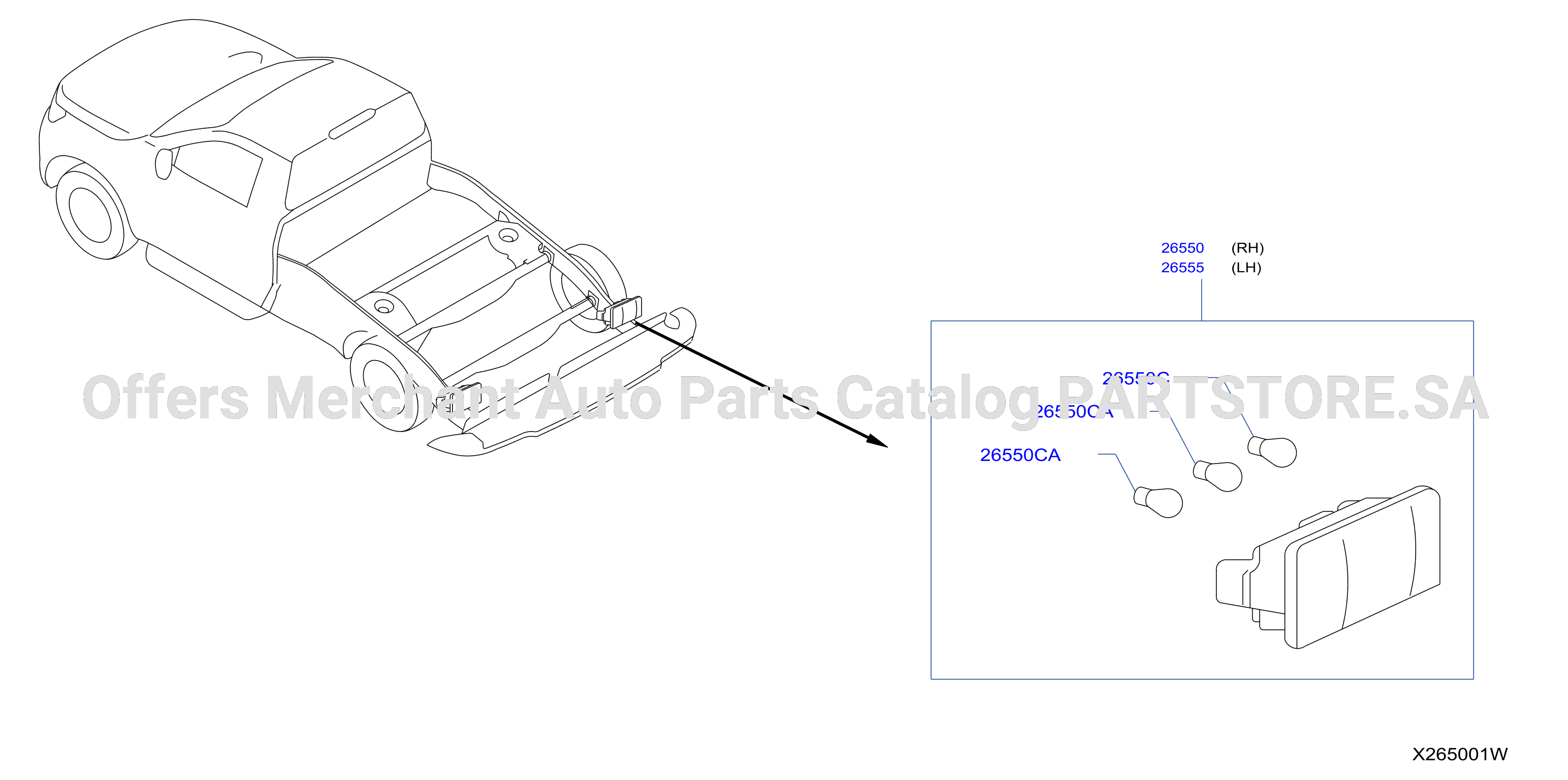 Rear Combination Lamp Chassis Rear Combination