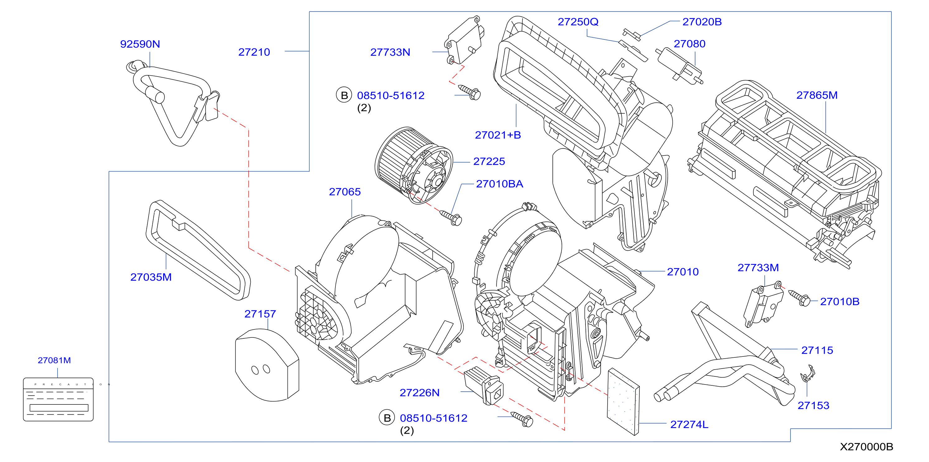 Heater Blower Unit Heater Fr