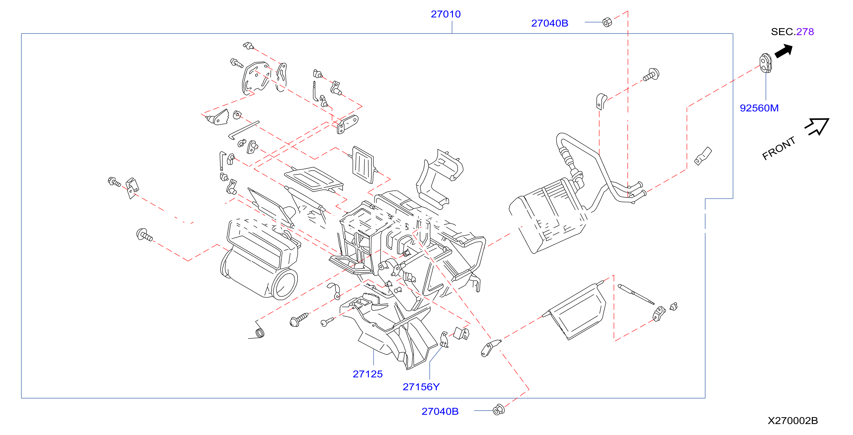 Heater Blower Unit Heater Fr