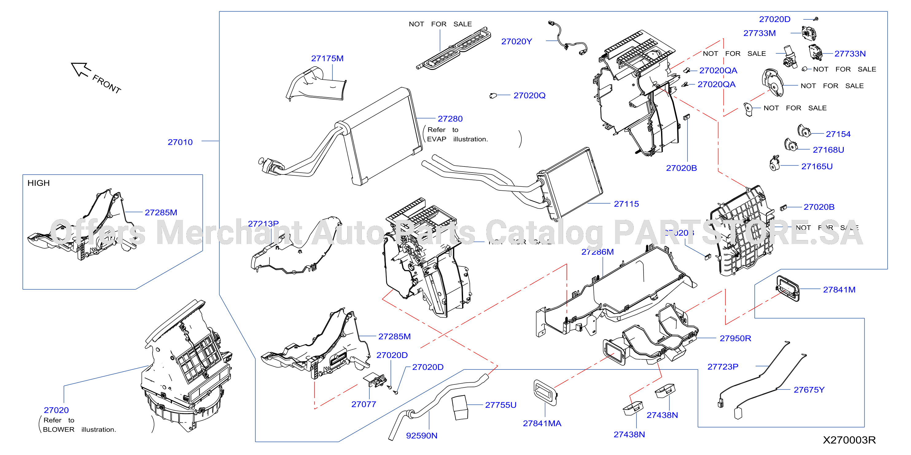 Heater Blower Unit Heater Fr