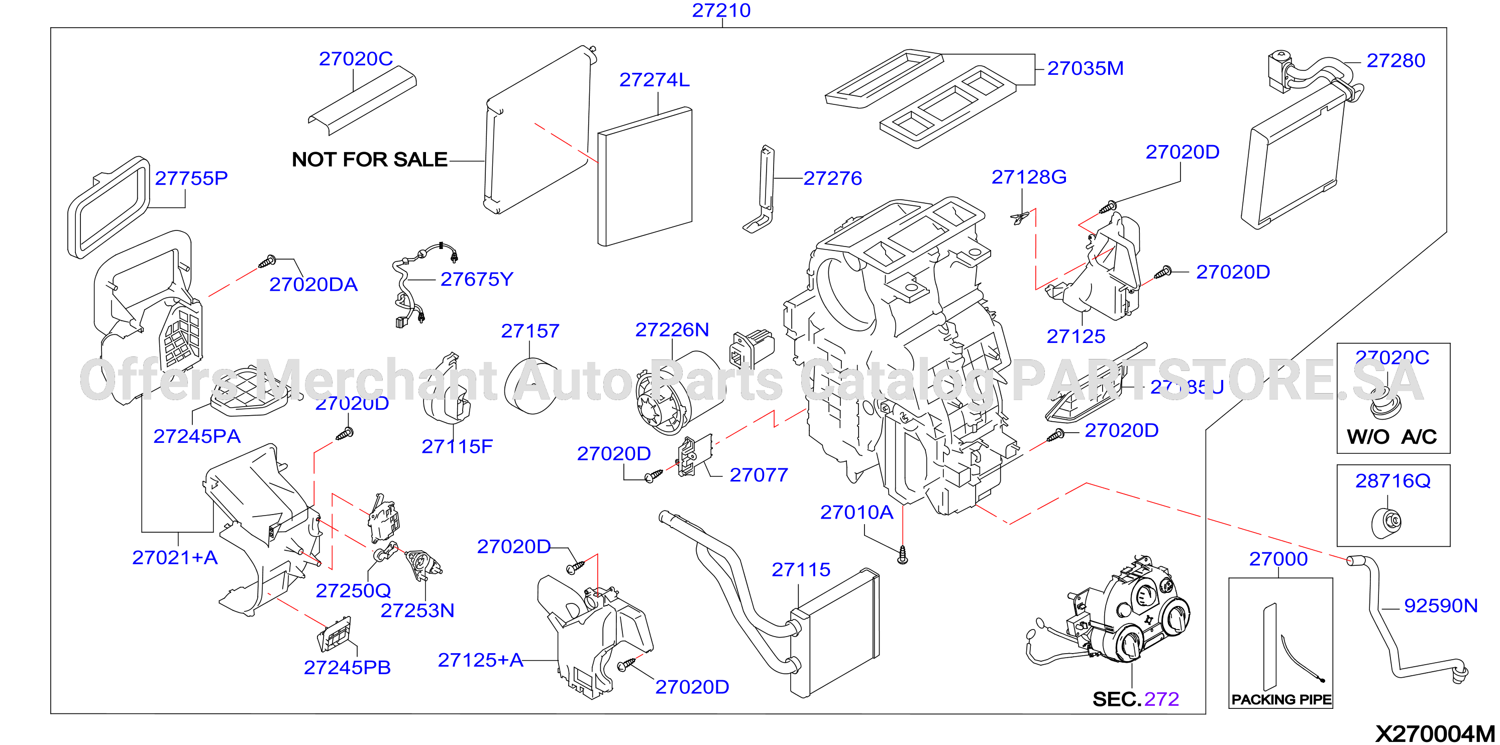 Heater Blower Unit Heater Fr