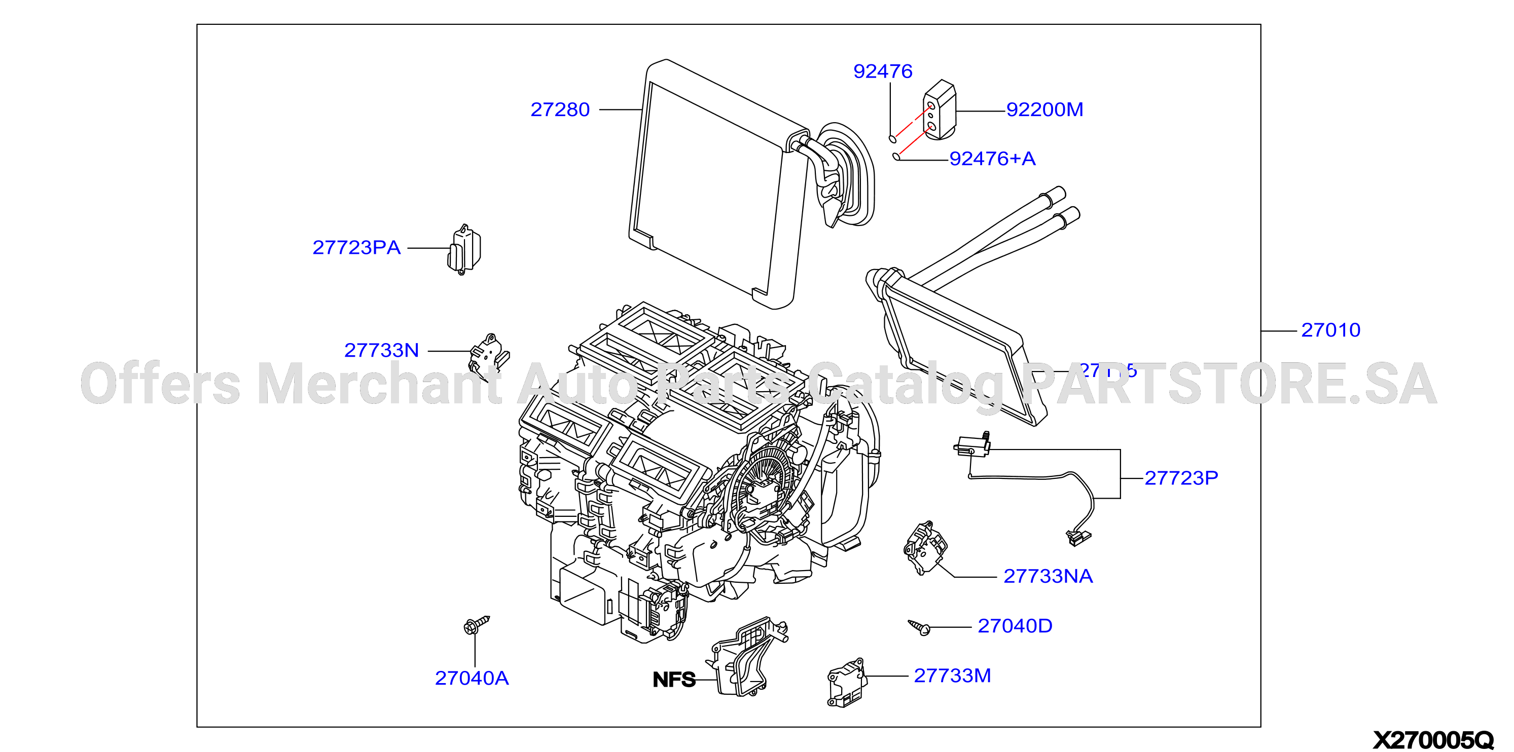 Heater Blower Unit Heater Fr