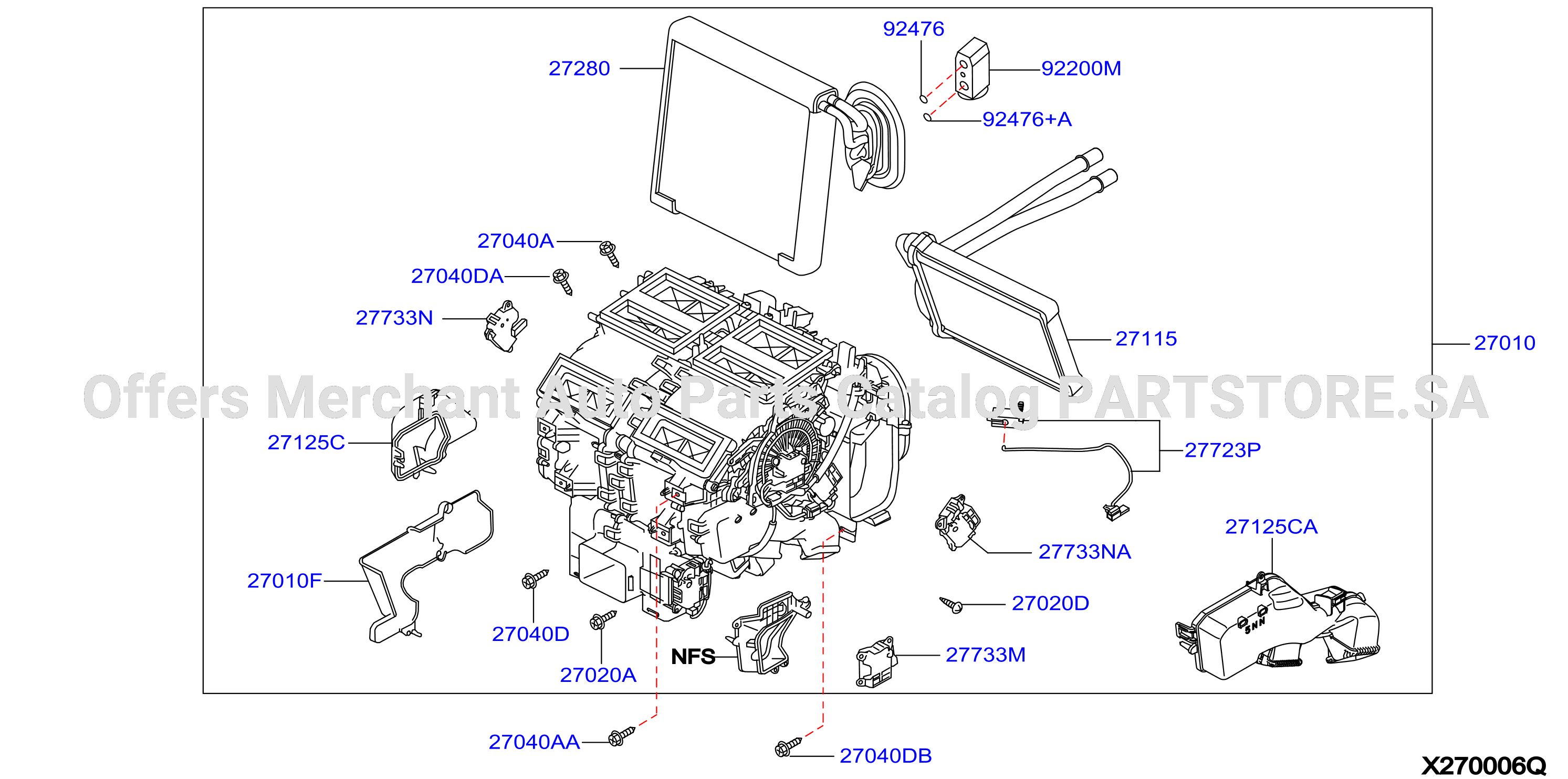 Heater Blower Unit Heater Fr